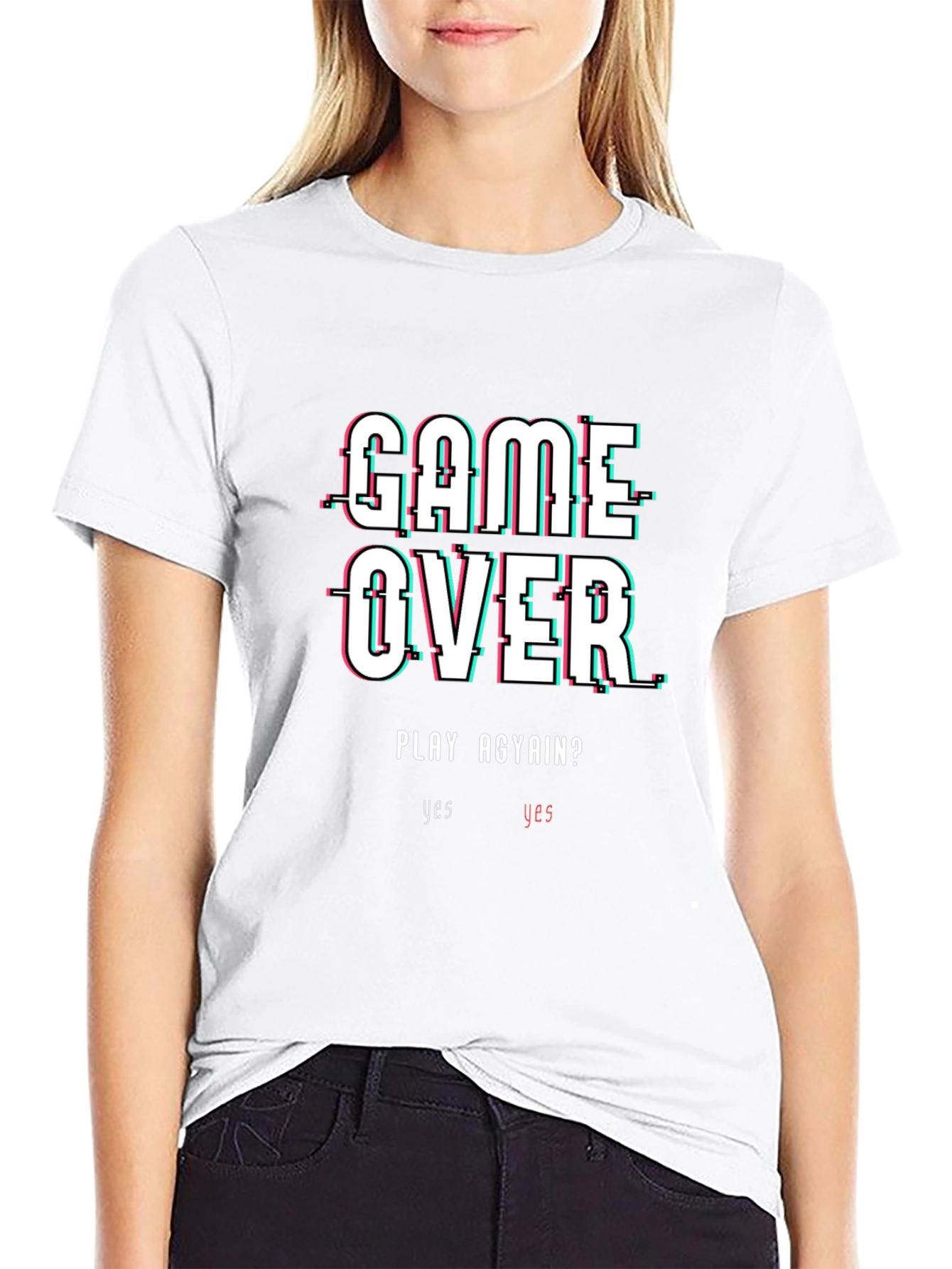 Game Over Graphic Tee - Gamer T-Shirt