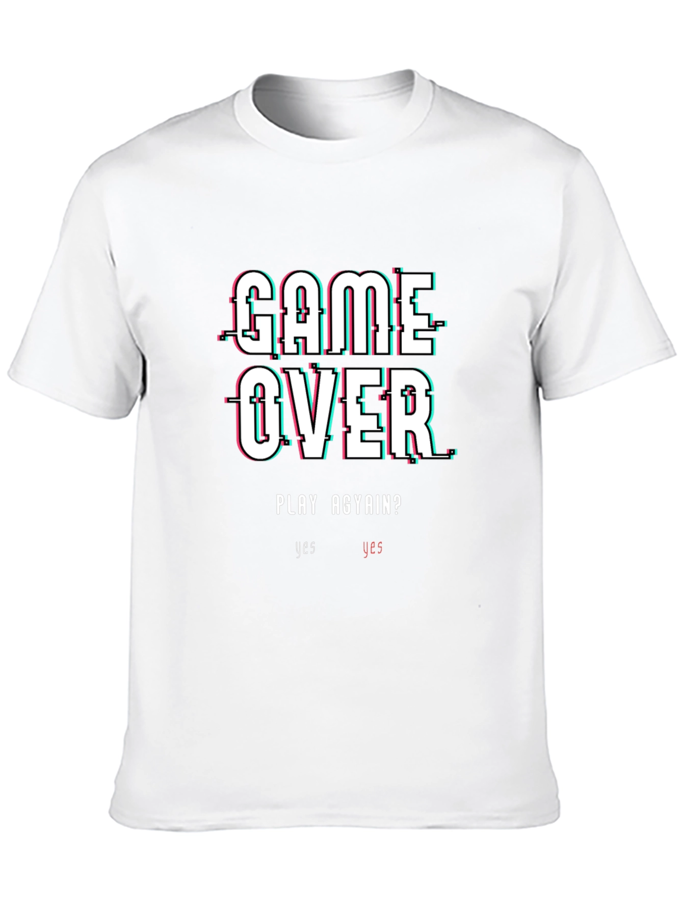 Game Over Graphic Tee - Gamer T-Shirt