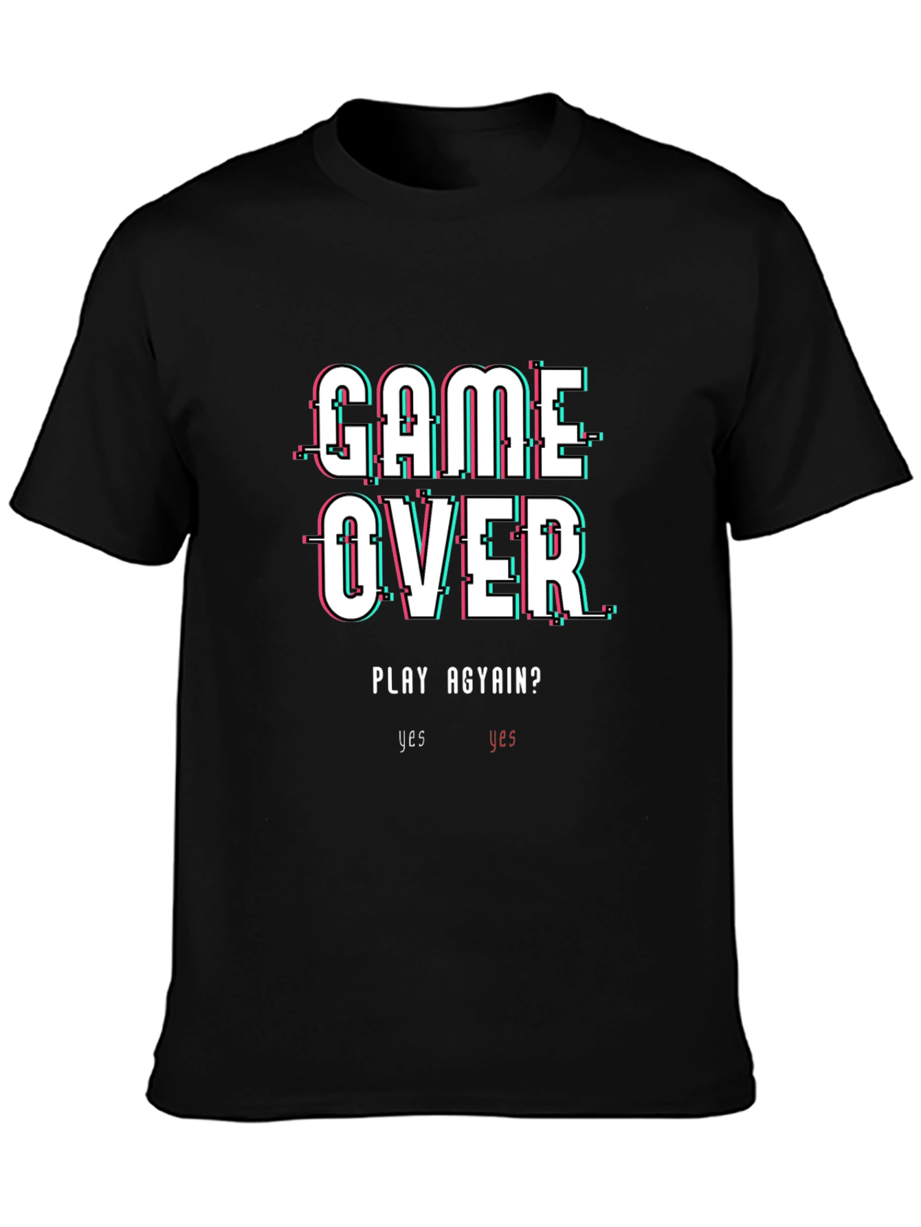 Game Over Graphic Tee - Gamer T-Shirt