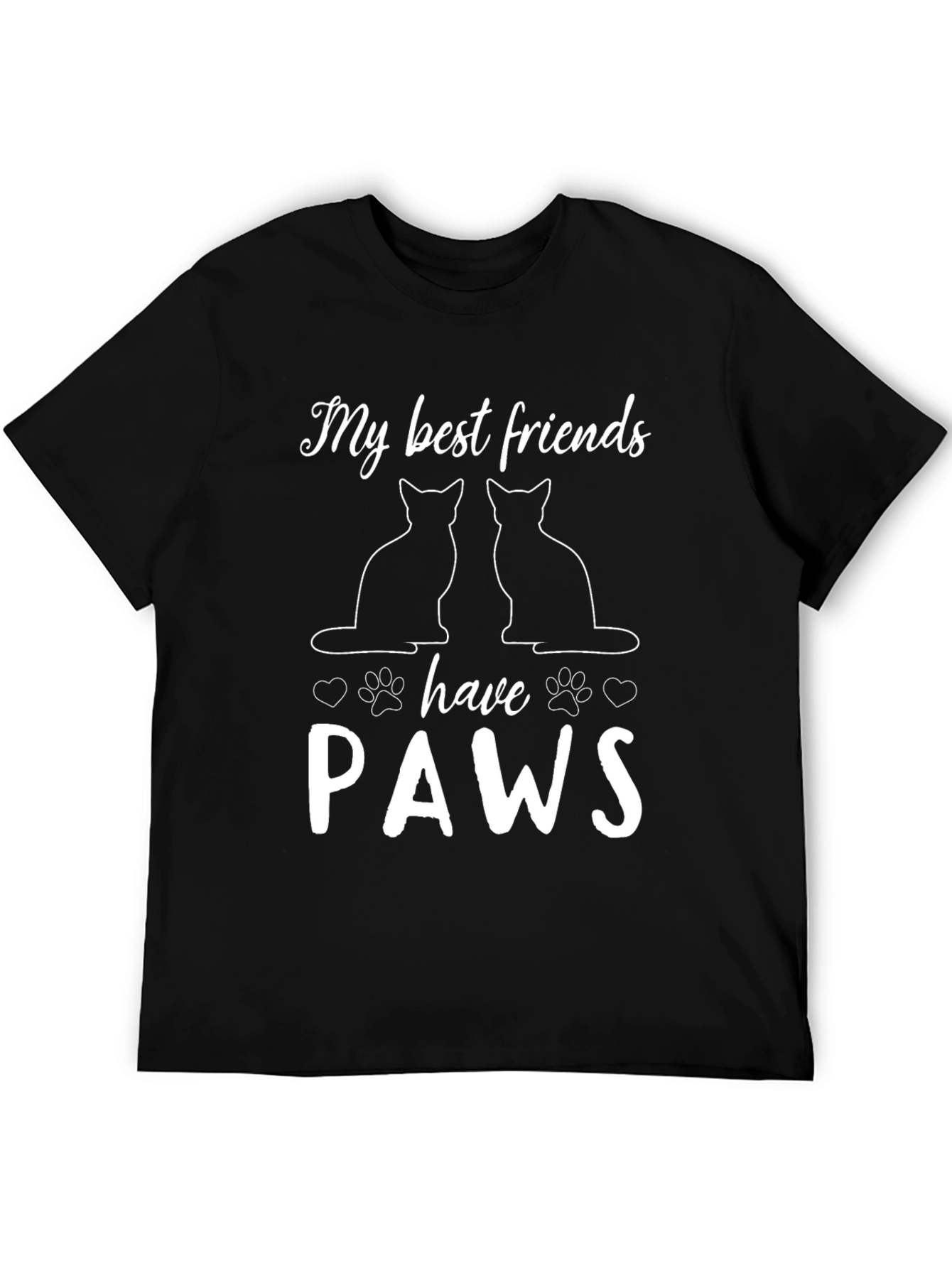 Cat Lover T-Shirt - My Best Friends Have Paws!