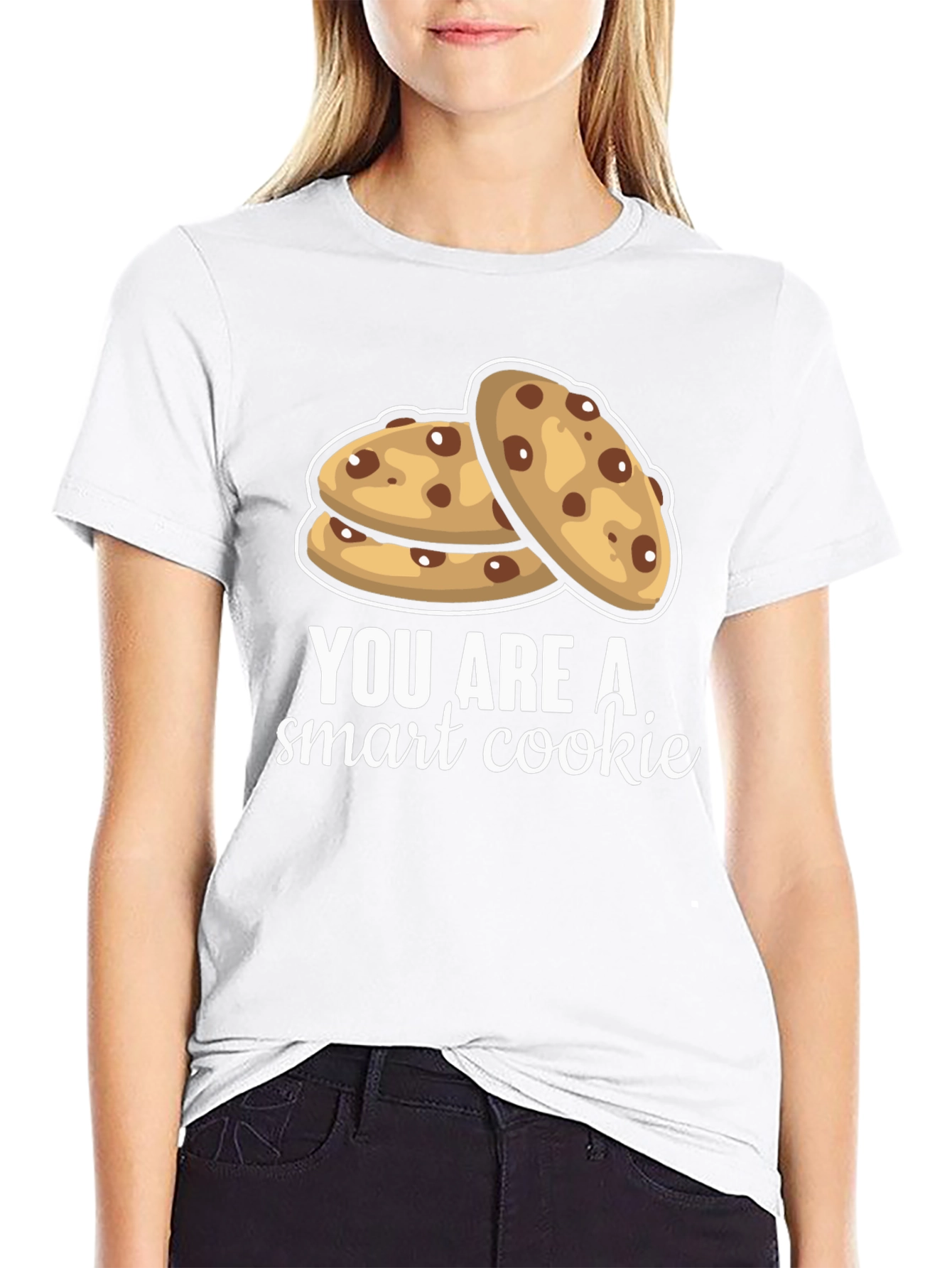 You Are A Smart Cookie Black Graphic Tee