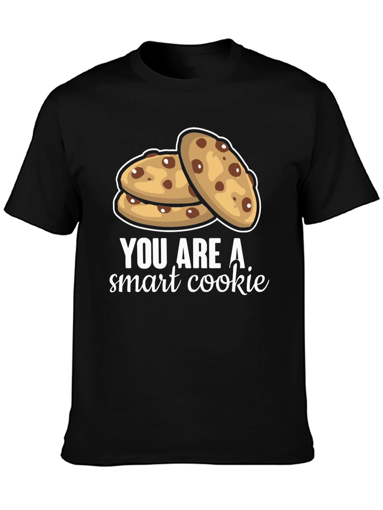 You Are A Smart Cookie Black Graphic Tee