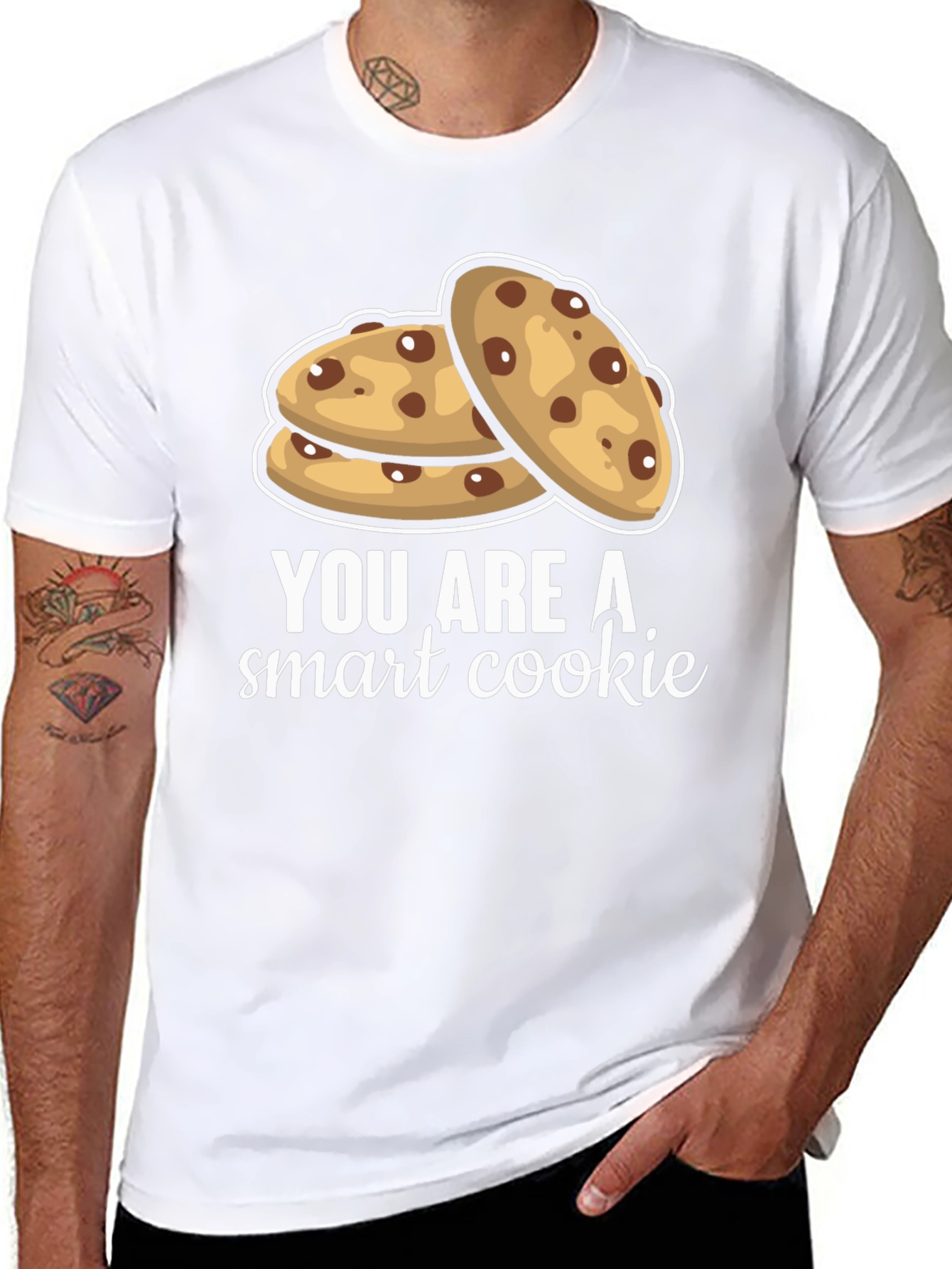 You Are A Smart Cookie Black Graphic Tee
