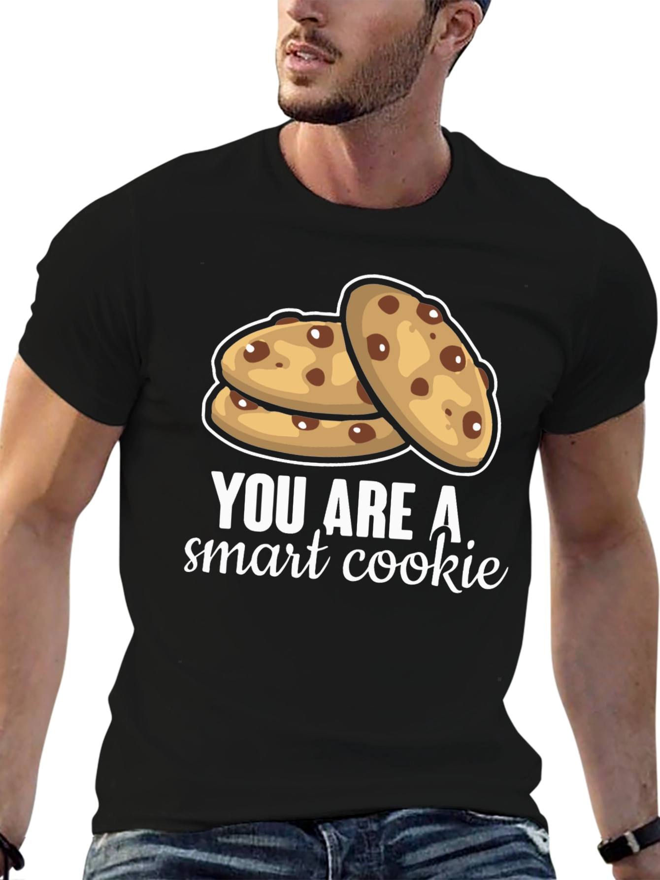 You Are A Smart Cookie Black Graphic Tee