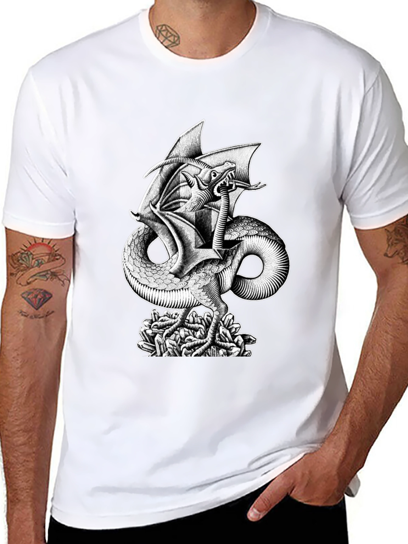 Dragon Graphic Tee - Bold & Unique Design