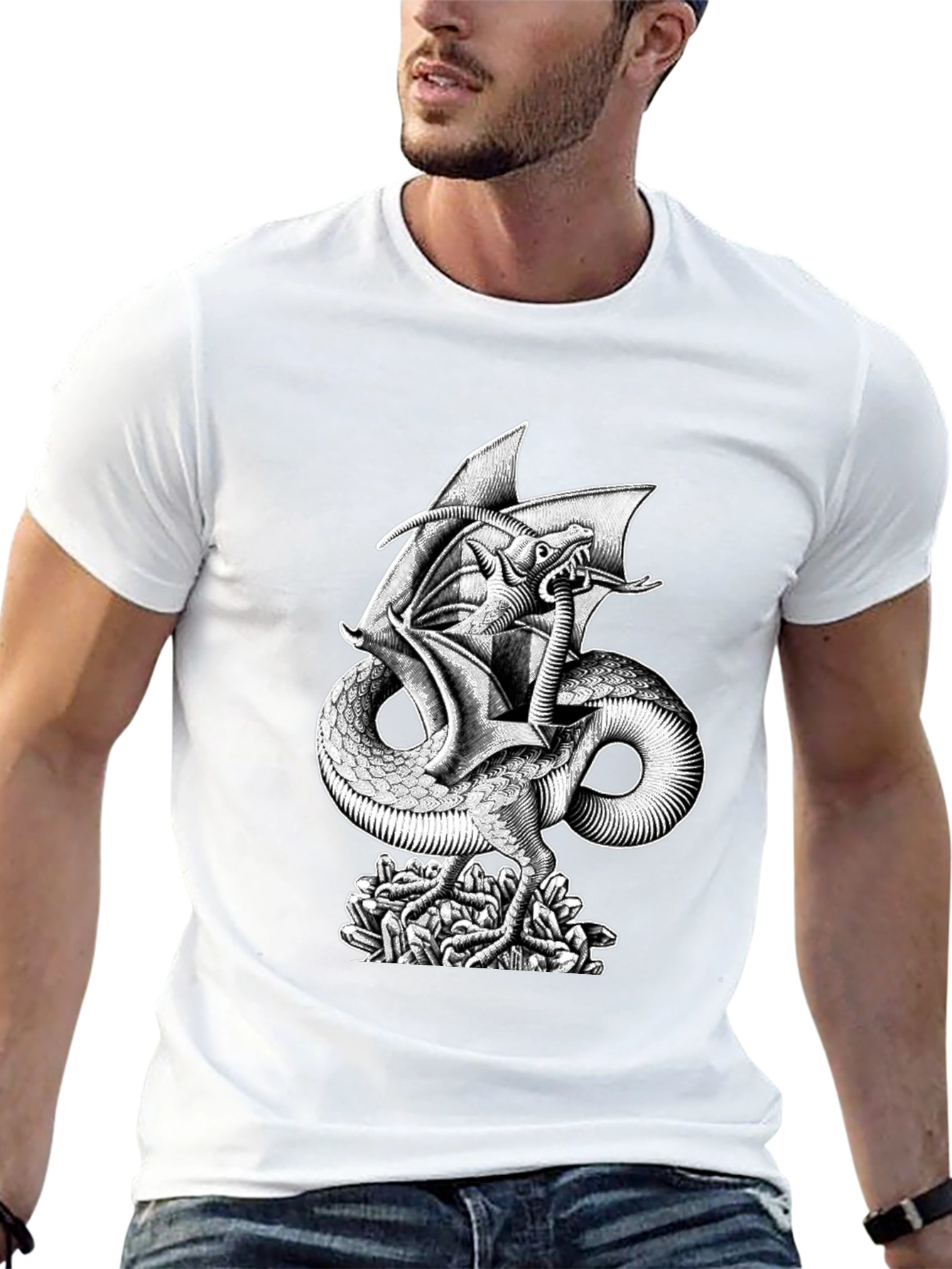 Dragon Graphic Tee - Bold & Unique Design