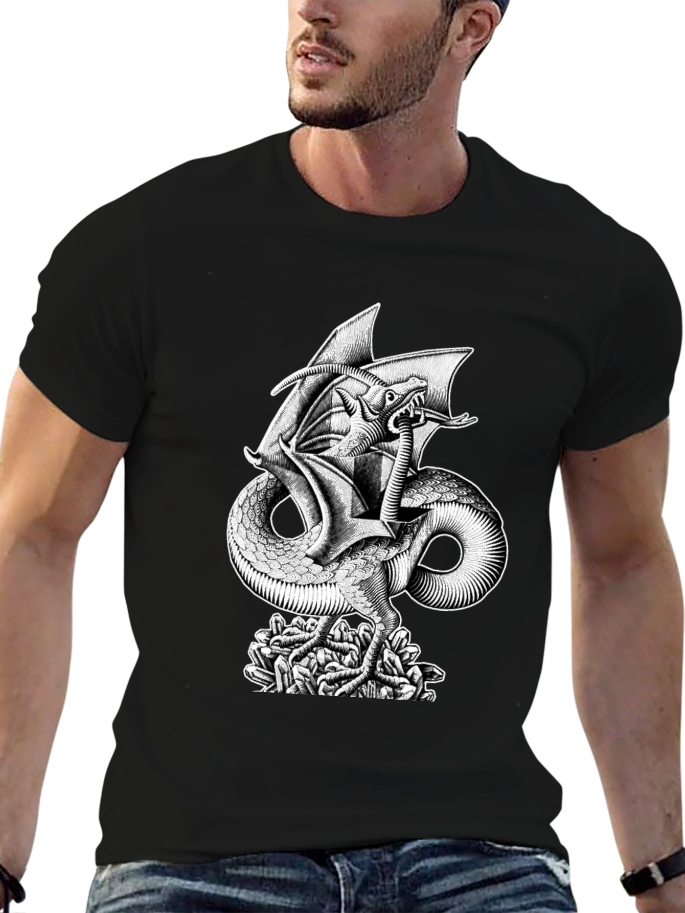 Dragon Graphic Tee - Bold & Unique Design