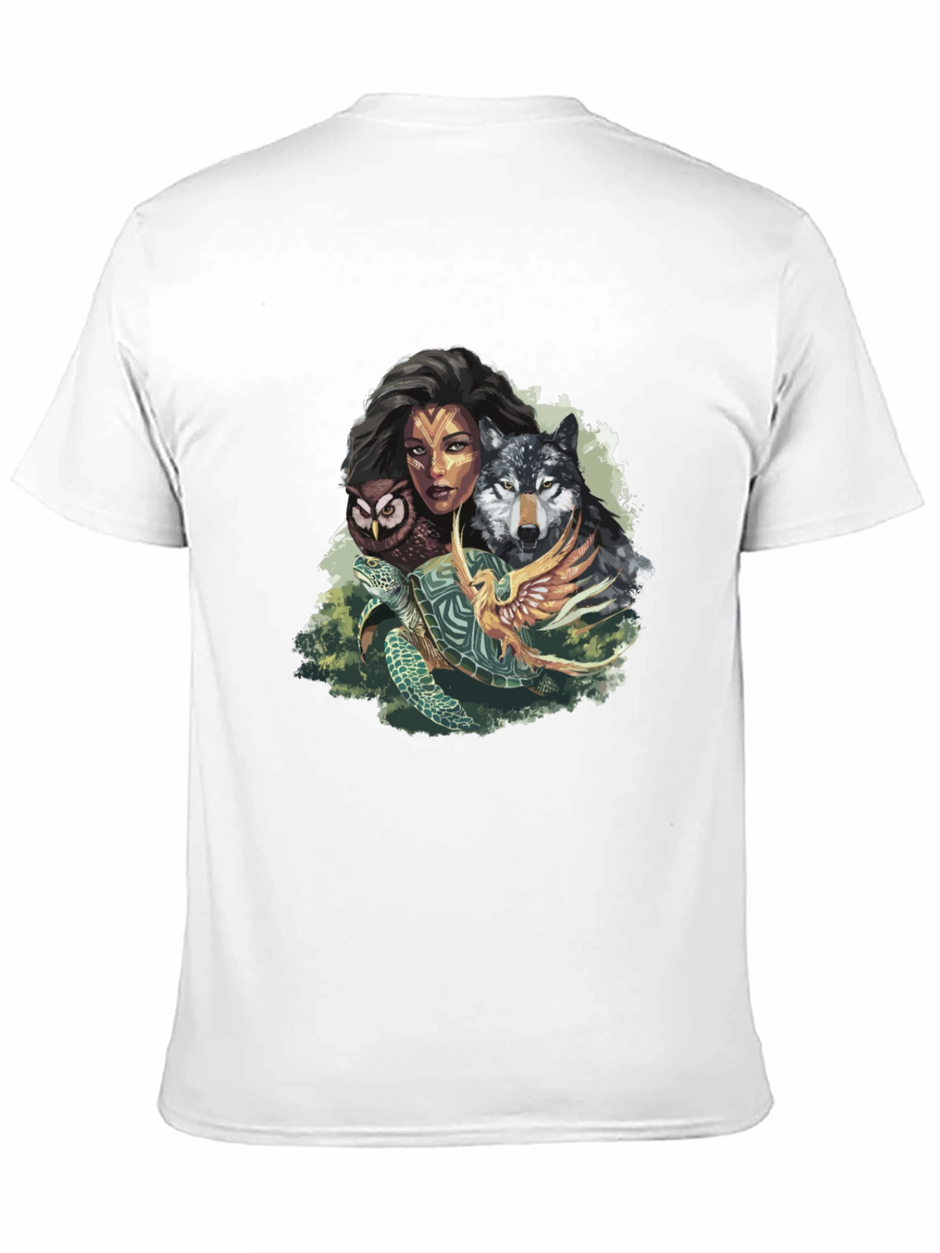 Nature Spirit Graphic Tee - Unisex Black T-Shirt