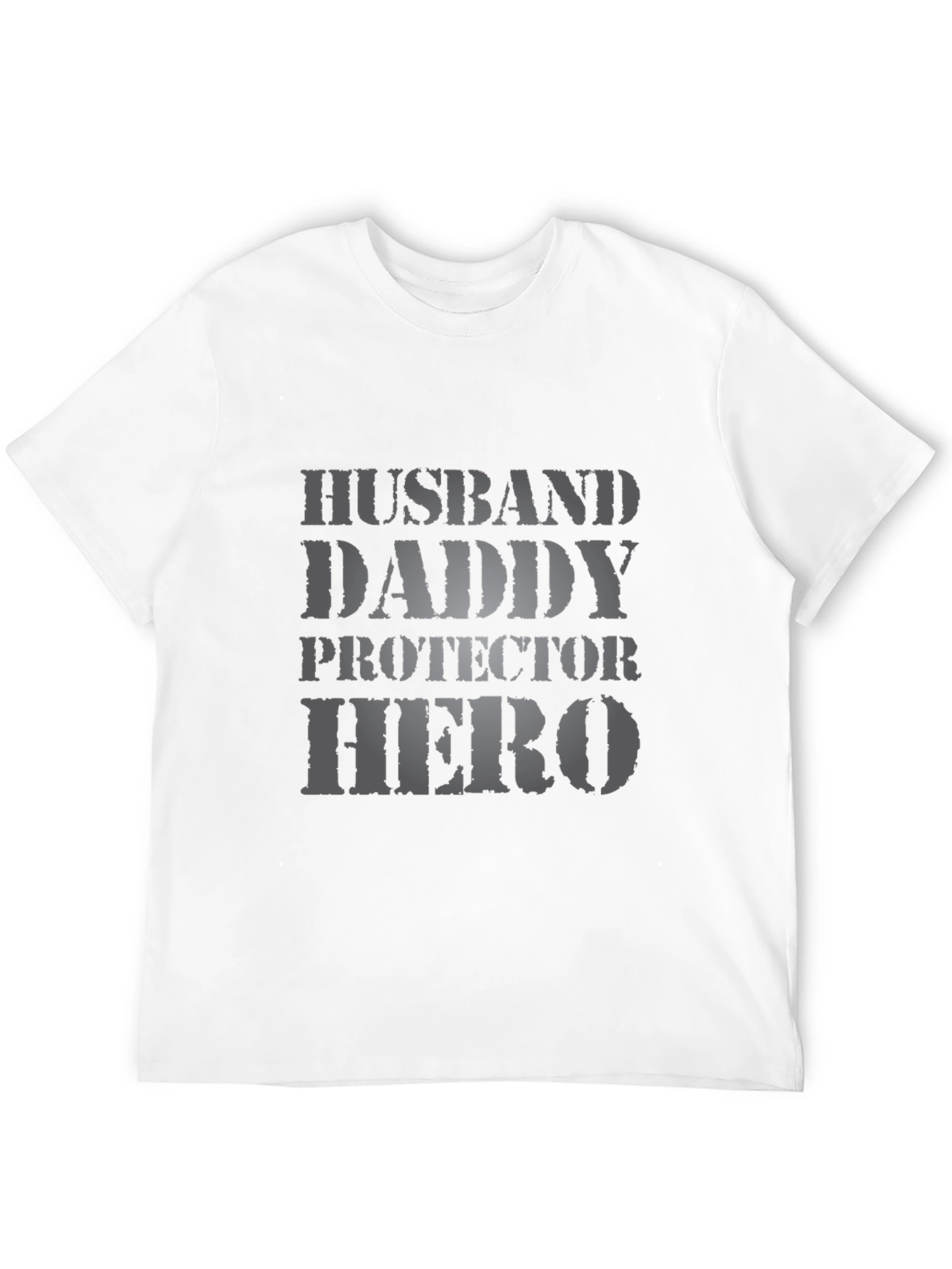 Husband Daddy Hero Graphic Tee - Black
