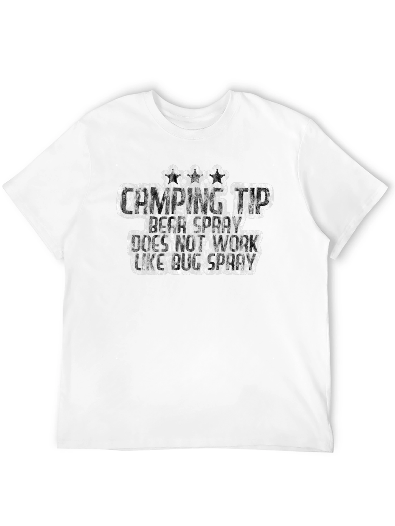 Camping Tip Bear Spray Graphic T-Shirt
