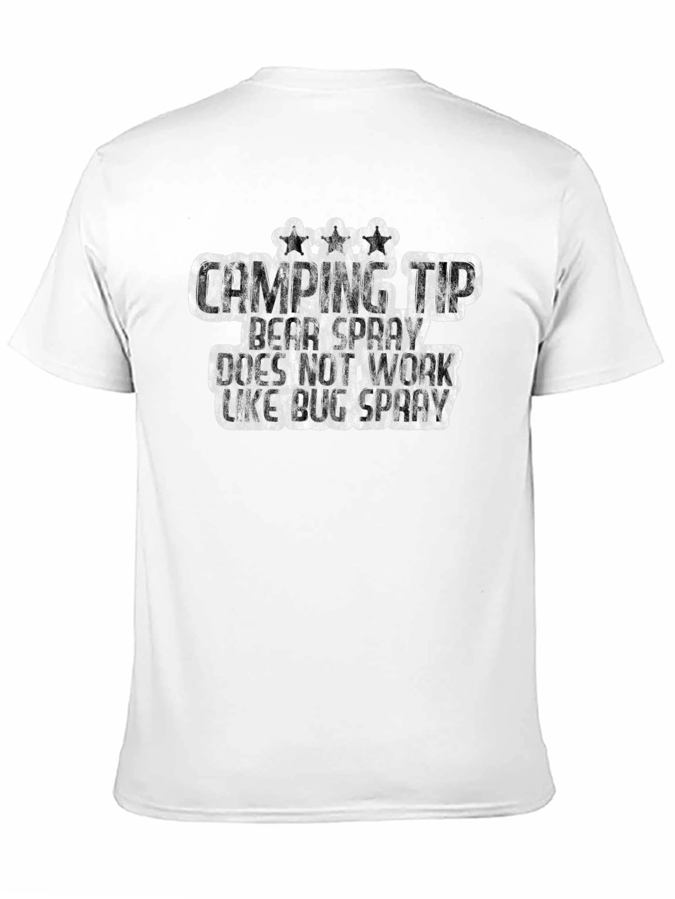 Camping Tip Bear Spray Graphic T-Shirt