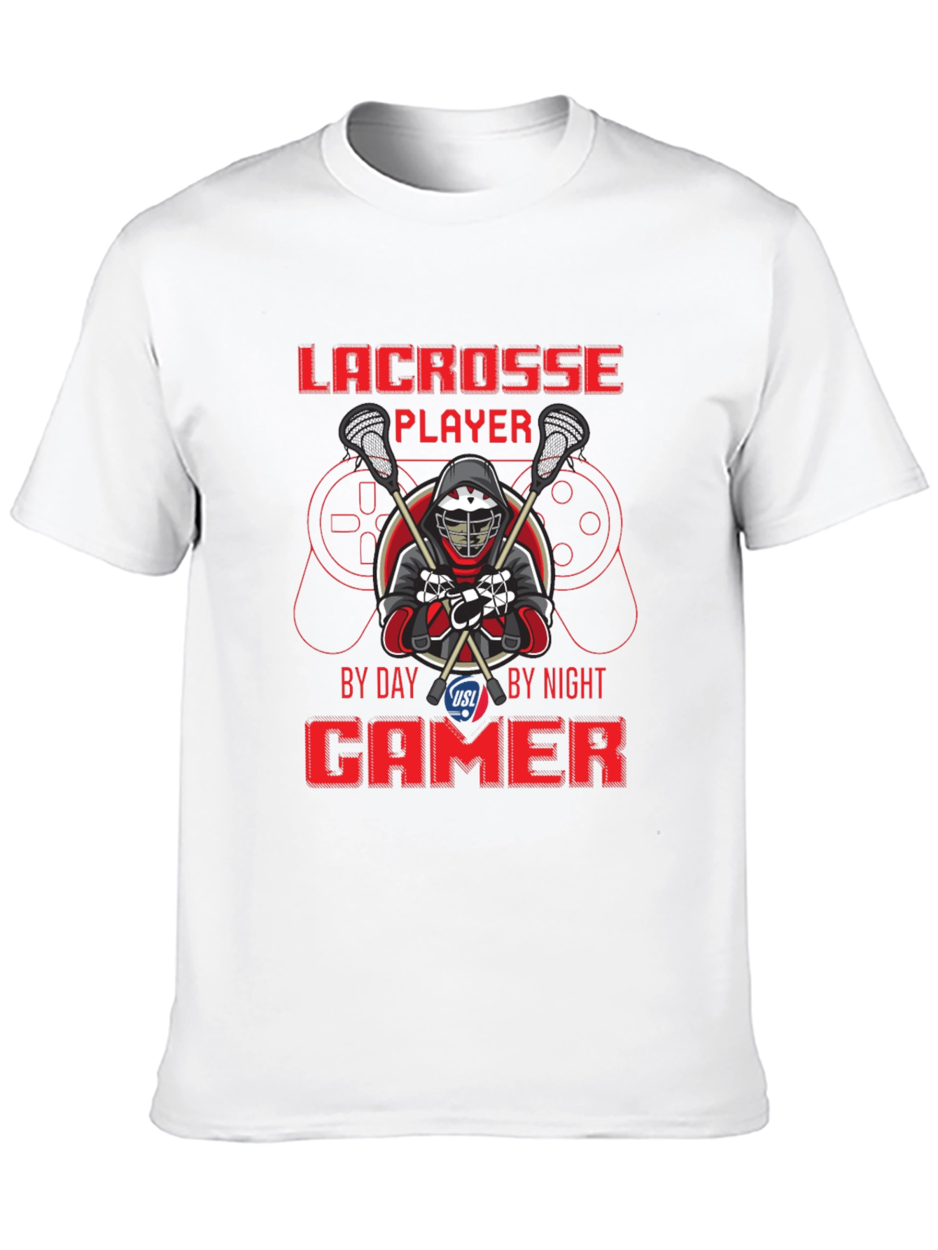 Lacrosse Player Gamer T-Shirt