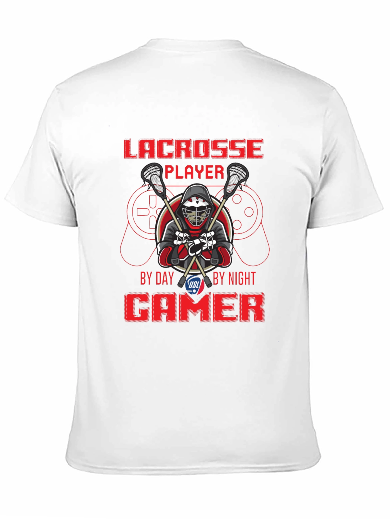 Lacrosse Player Gamer T-Shirt