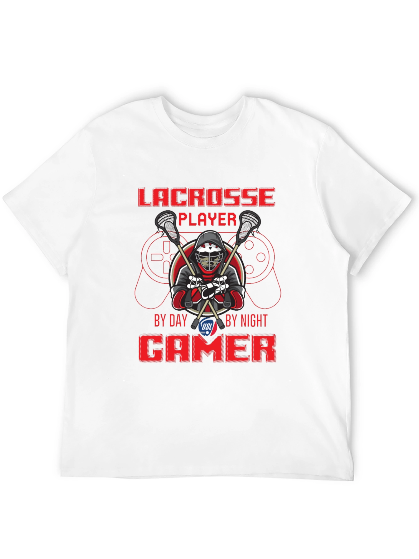 Lacrosse Player Gamer T-Shirt
