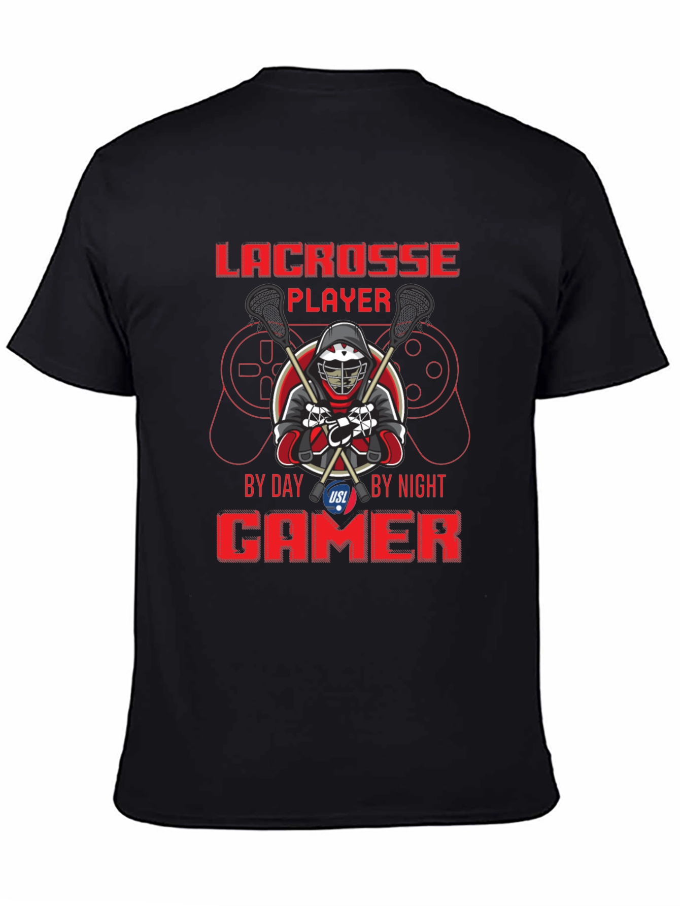 Lacrosse Player Gamer T-Shirt