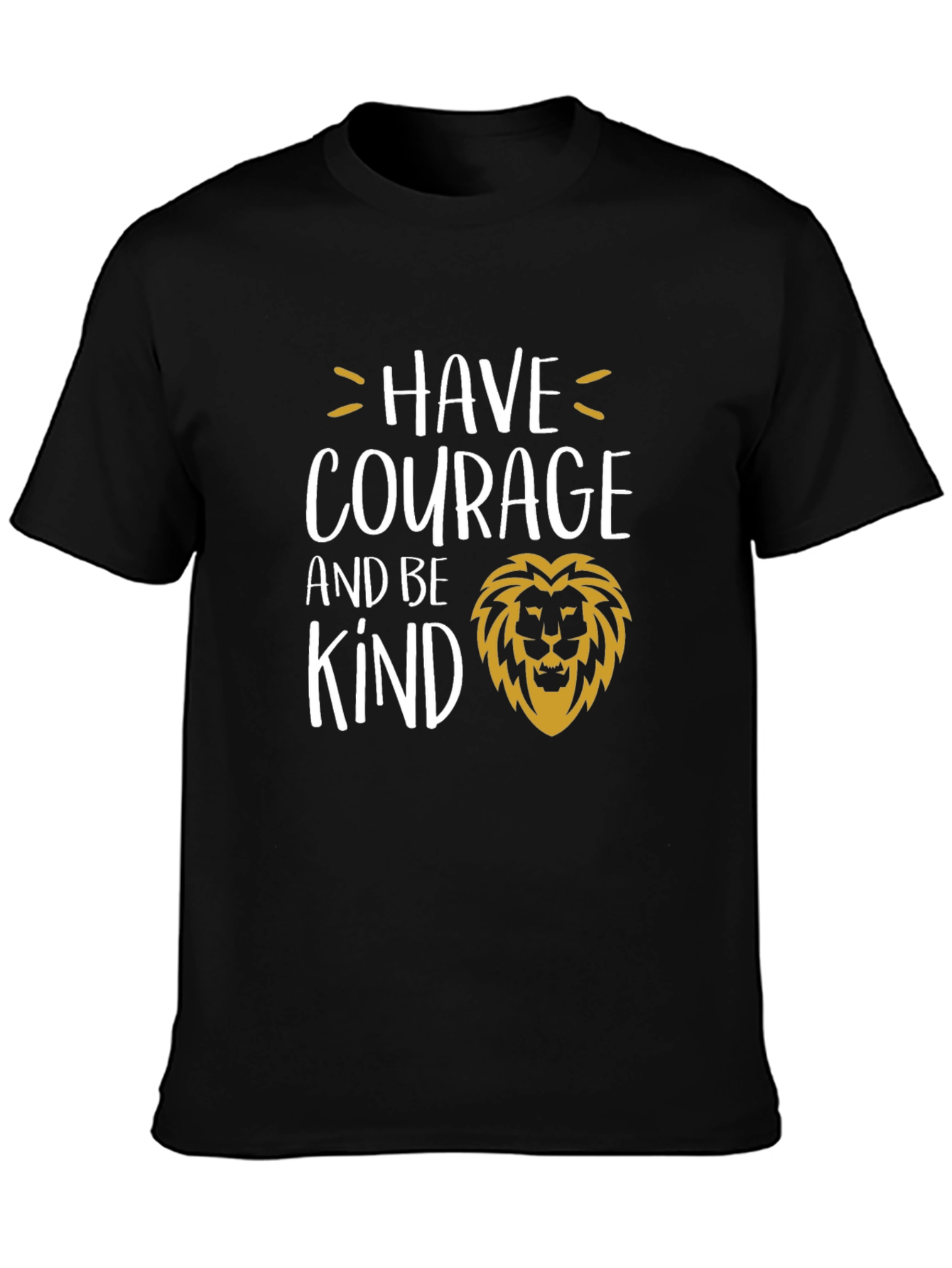 Have Courage and Be Kind Lion Graphic Tee