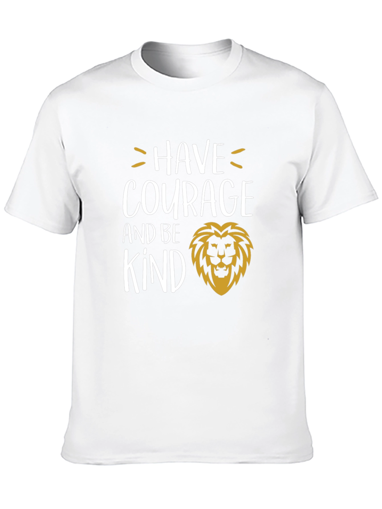 Have Courage and Be Kind Lion Graphic Tee