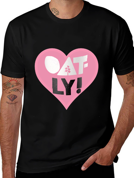 Oatly Heart T-Shirt - Vegan Milk Tee