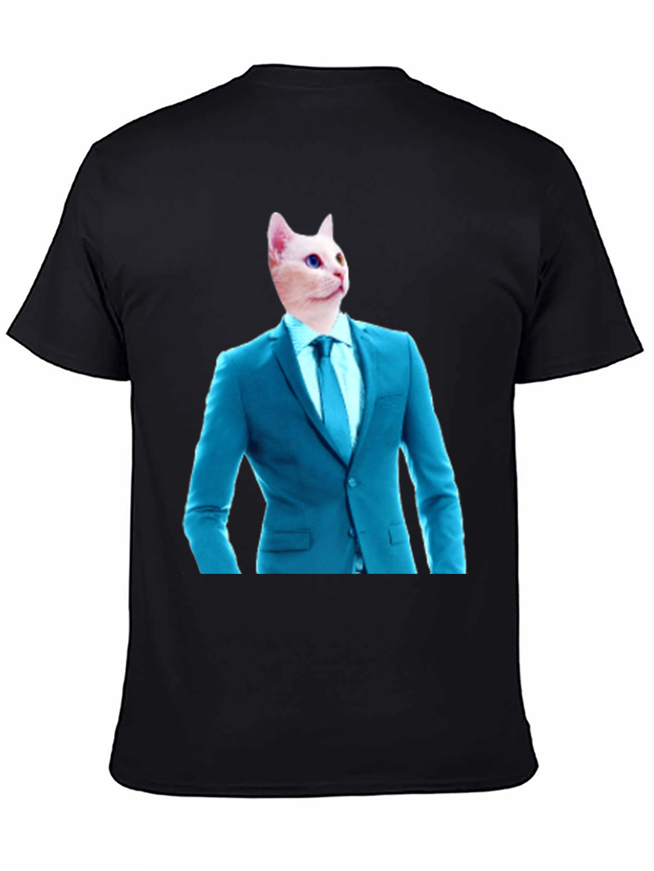 Cat in Suit T-Shirt - Funny Feline Fashion