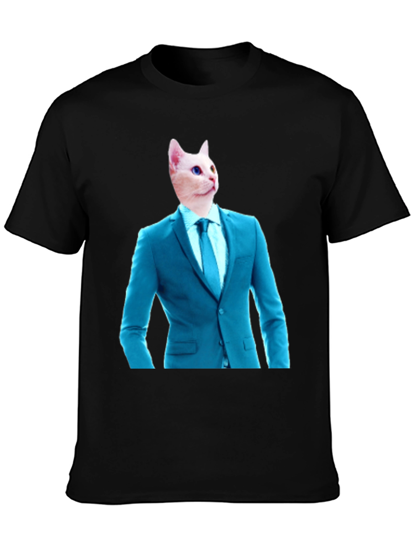 Cat in Suit T-Shirt - Funny Feline Fashion