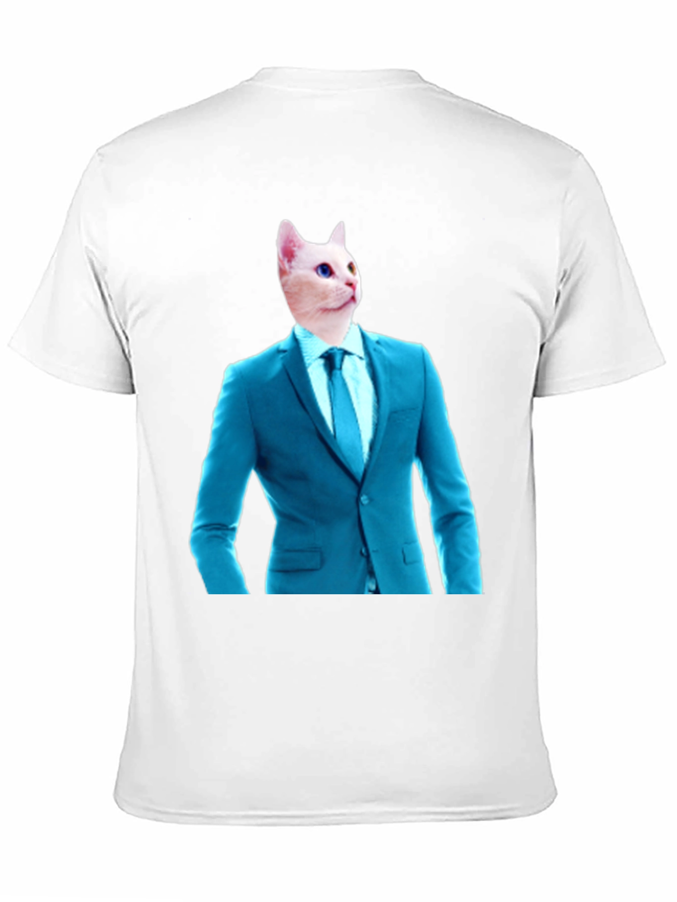 Cat in Suit T-Shirt - Funny Feline Fashion