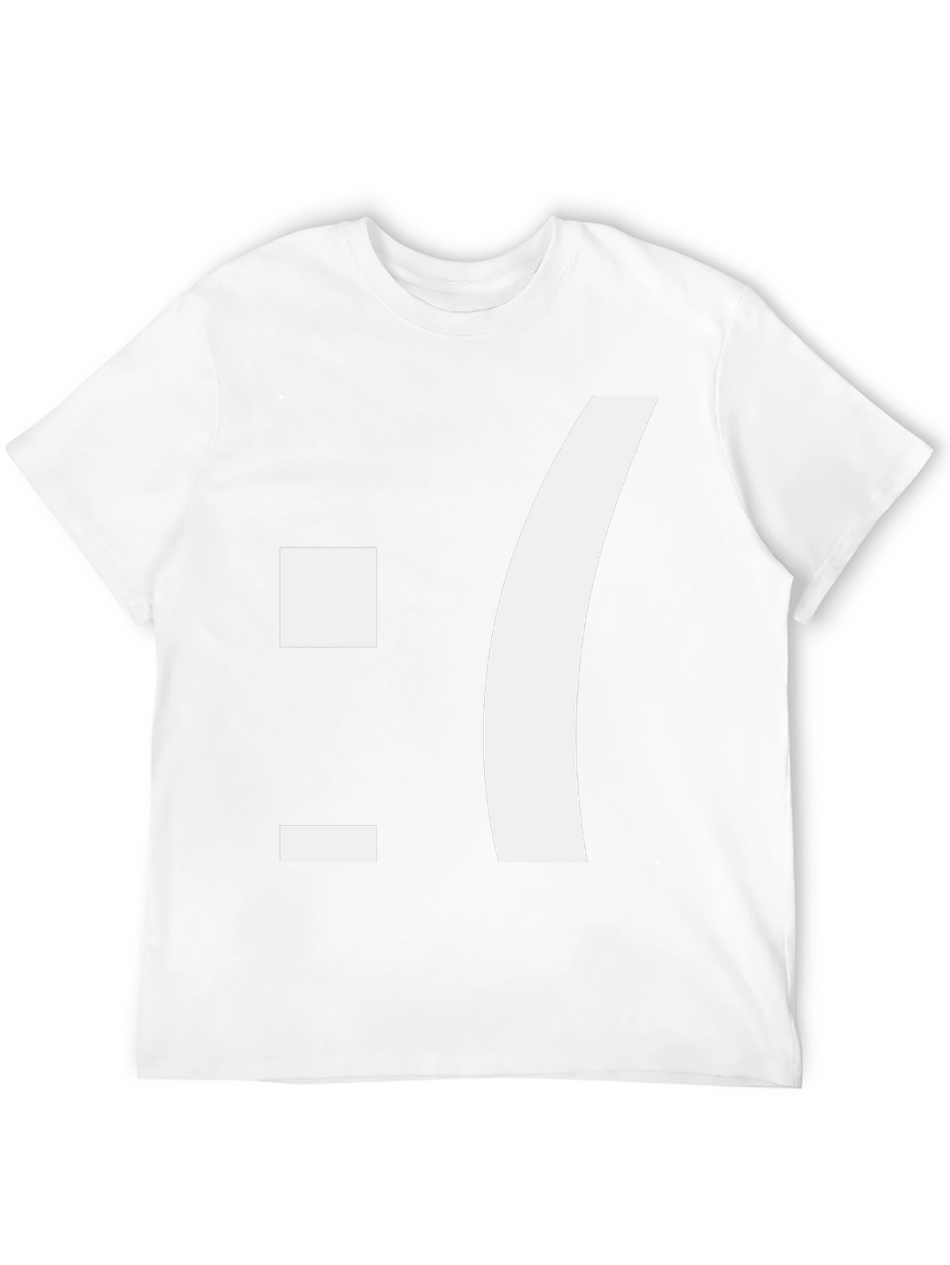 Sad Emoticon T-Shirt - Black