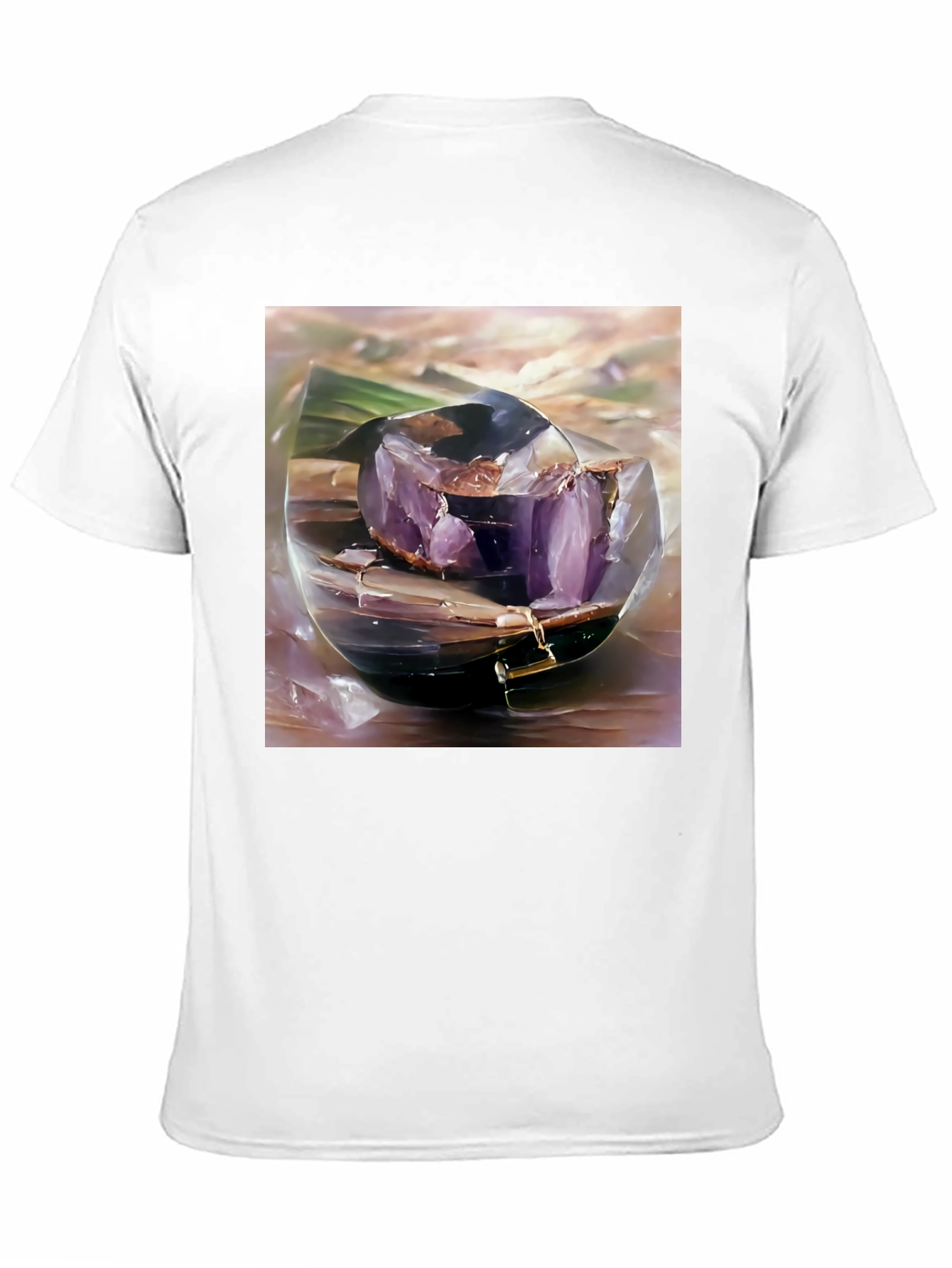 Amethyst Geode T-Shirt - Unique Crystal Design Tee