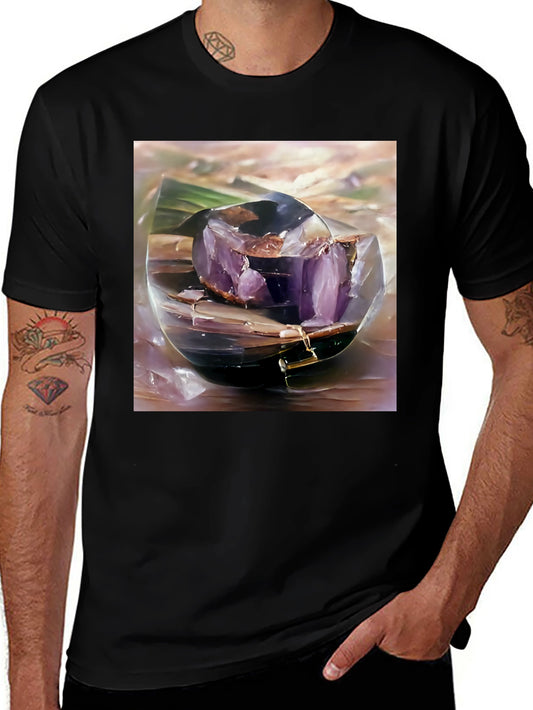 Amethyst Geode T-Shirt - Unique Crystal Design Tee