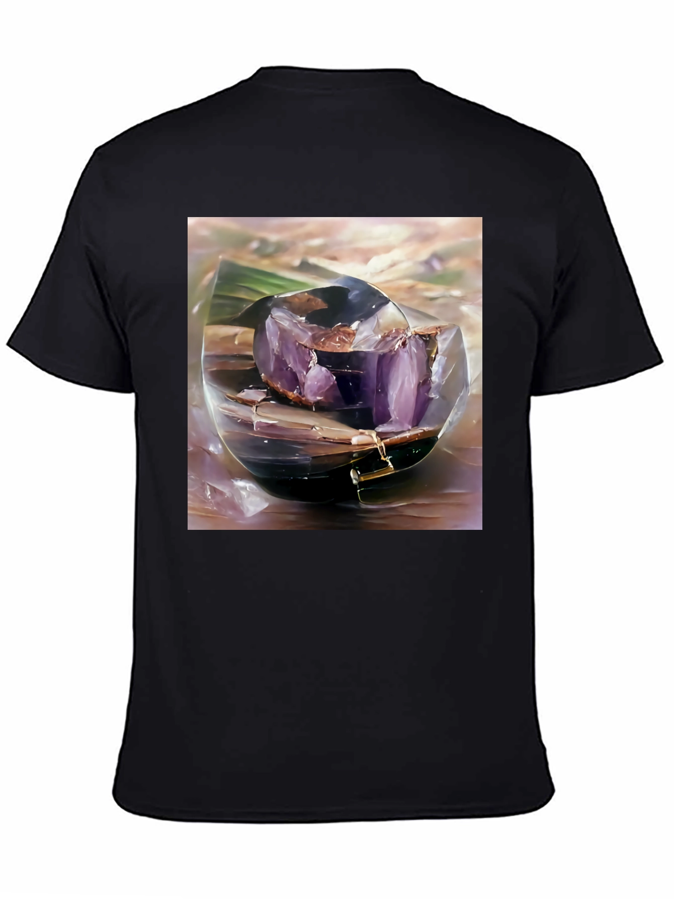 Amethyst Geode T-Shirt - Unique Crystal Design Tee