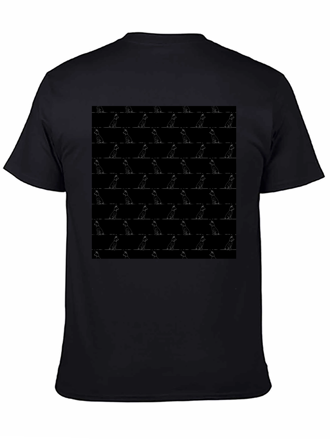 Patterned Dog T-Shirt - Stylish Casual Wear