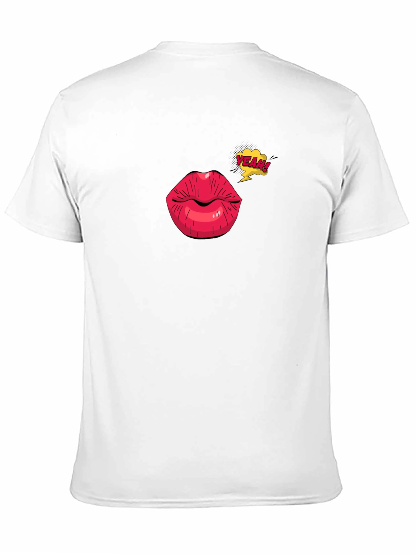 Yeah Lips Graphic Tee - Stylish Comfort