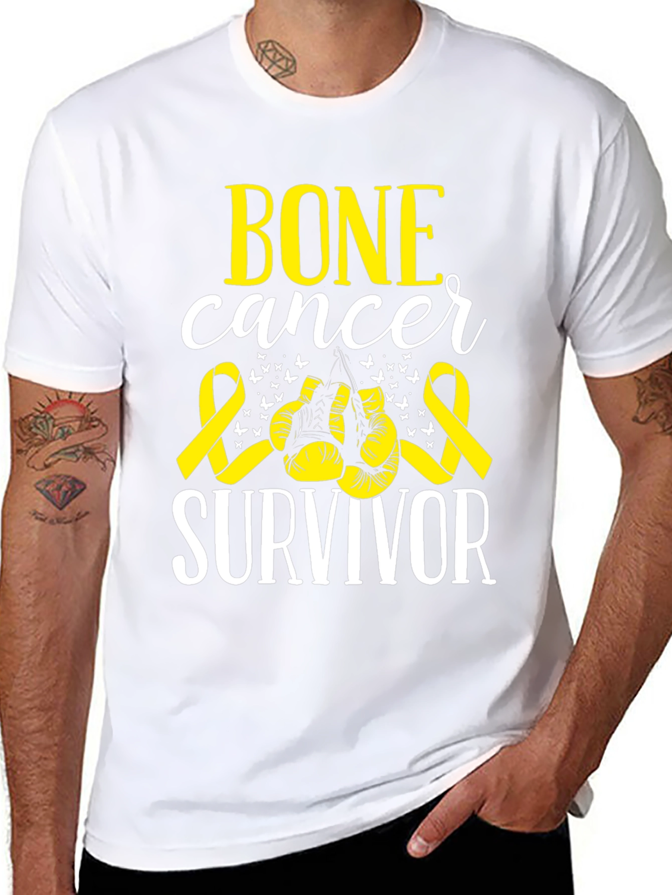 Bone Cancer Survivor Graphic T-Shirt
