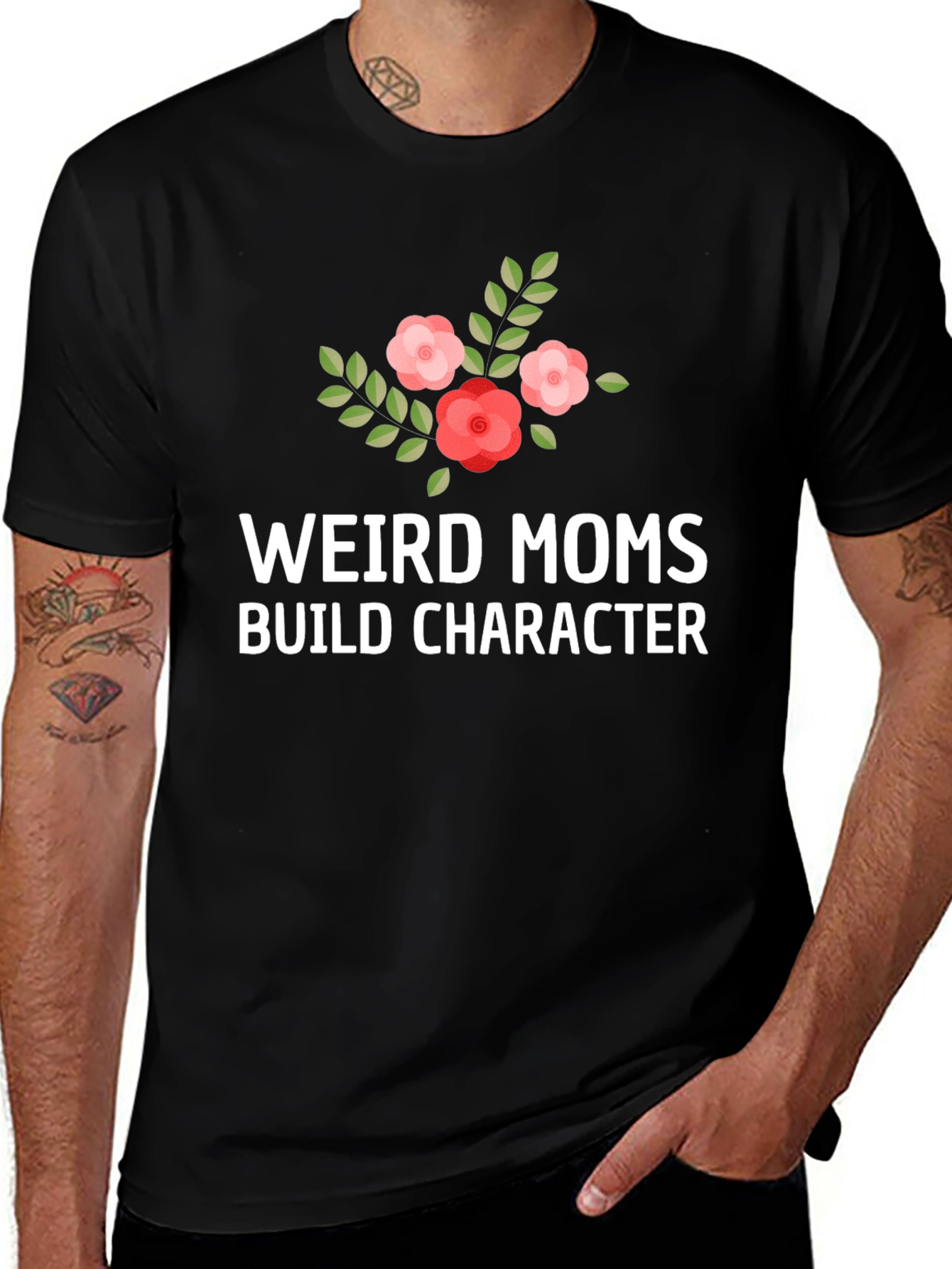 Weird Moms Build Character T-Shirt