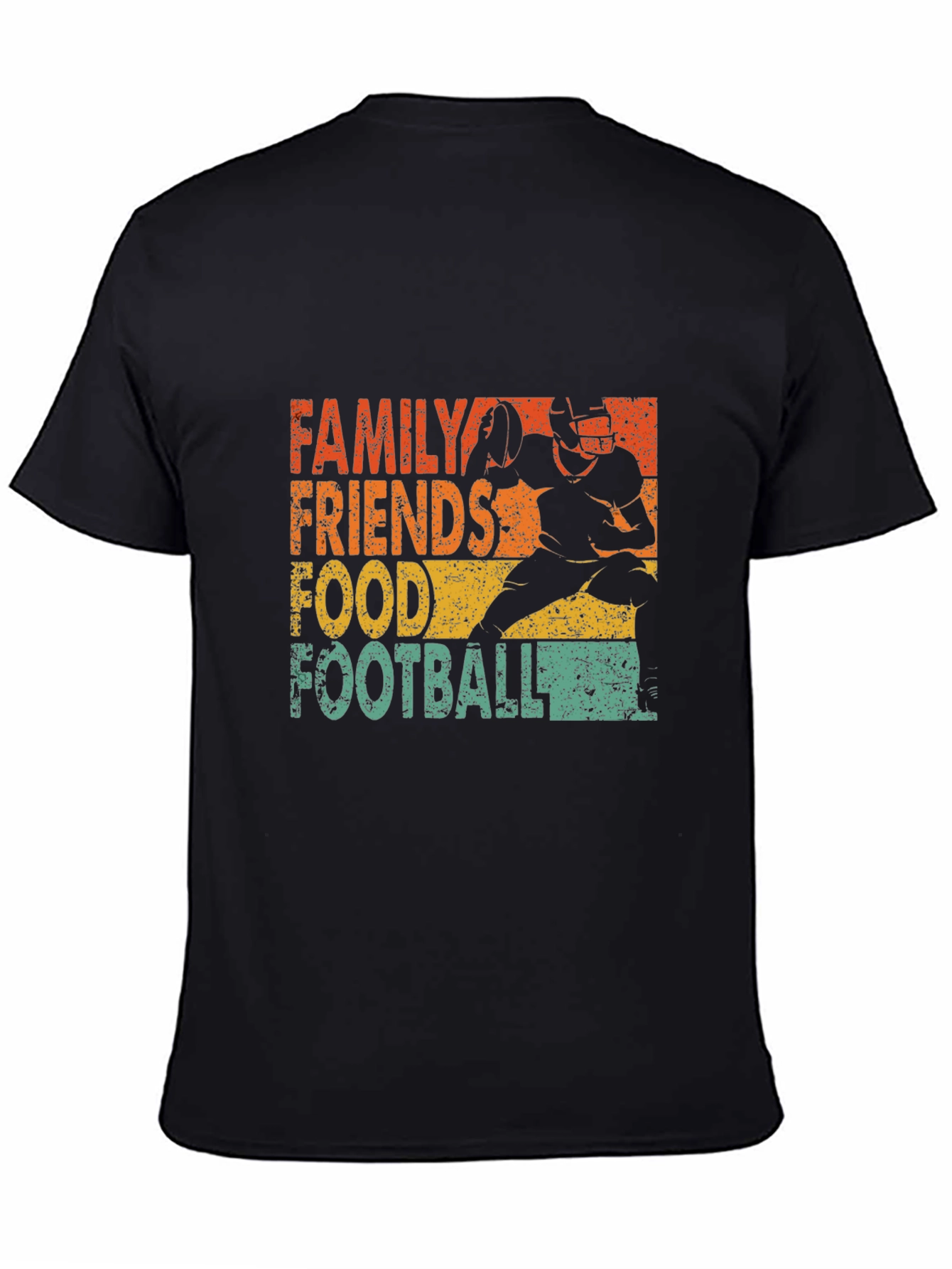 Family Friends Food Football T-Shirt