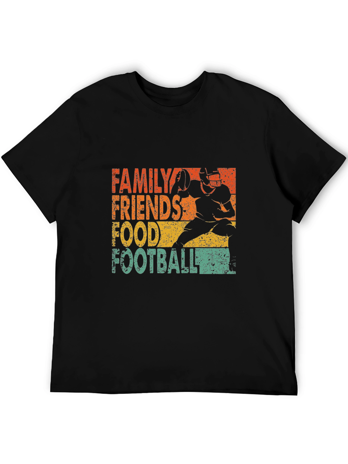 Family Friends Food Football T-Shirt