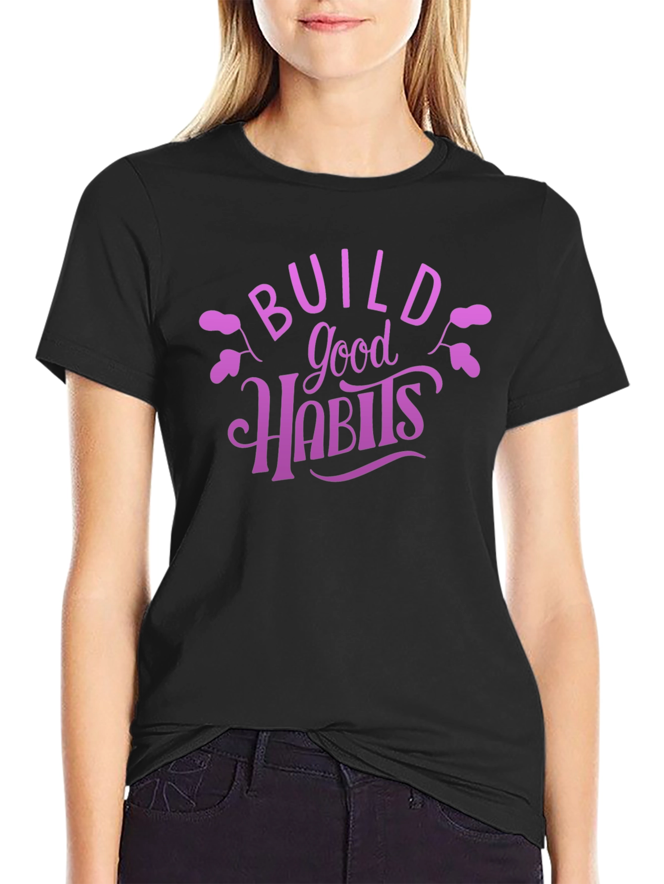Build Good Habits Graphic Tee