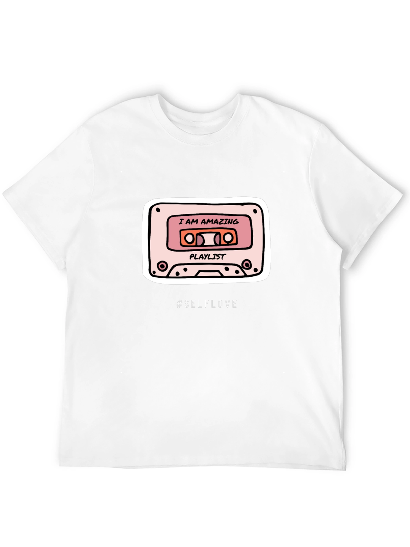 I AM AMAZING Cassette Tape Black T-Shirt