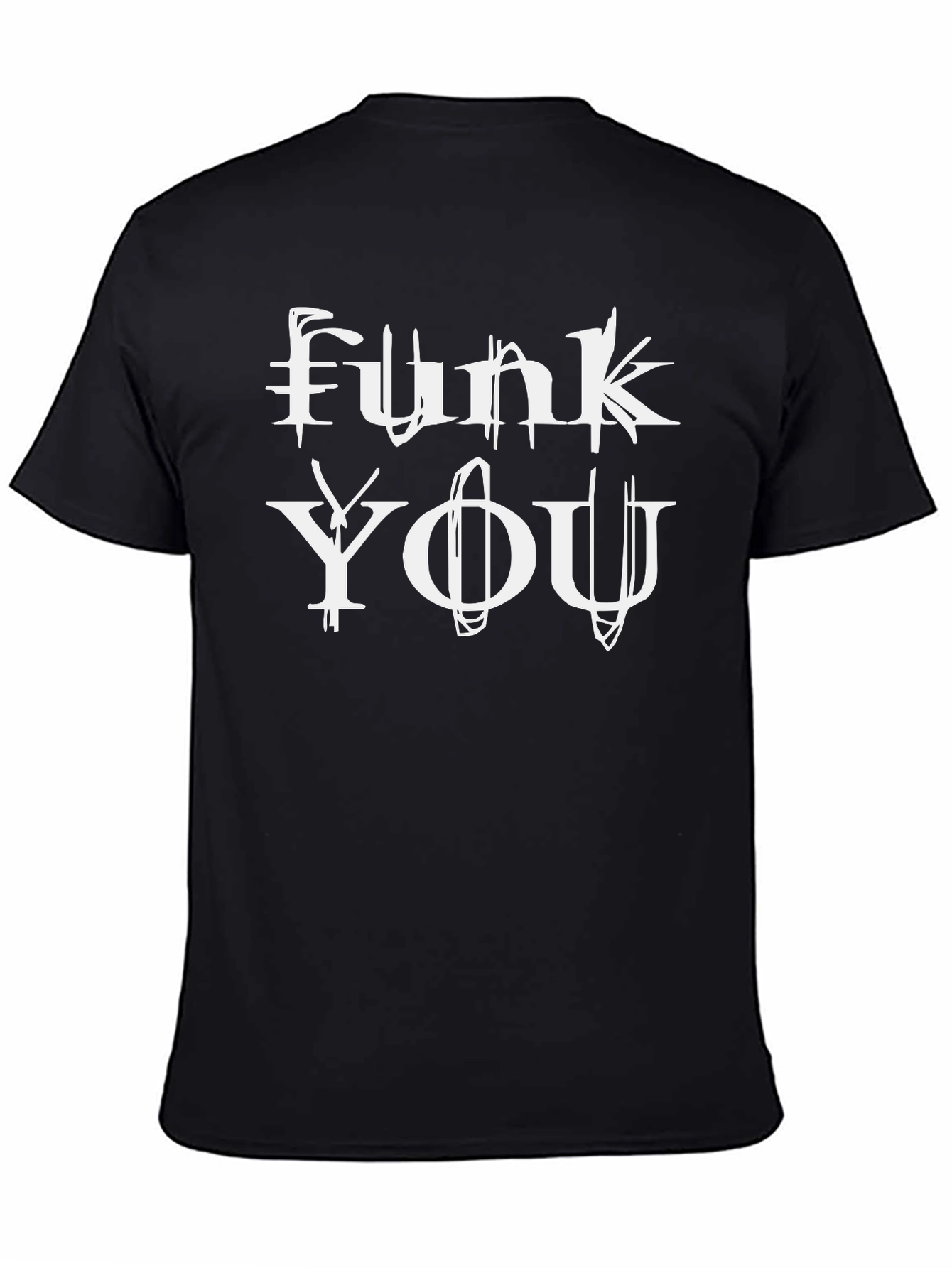 Funk You Graphic Tee - Mens Black Cotton T-Shirt