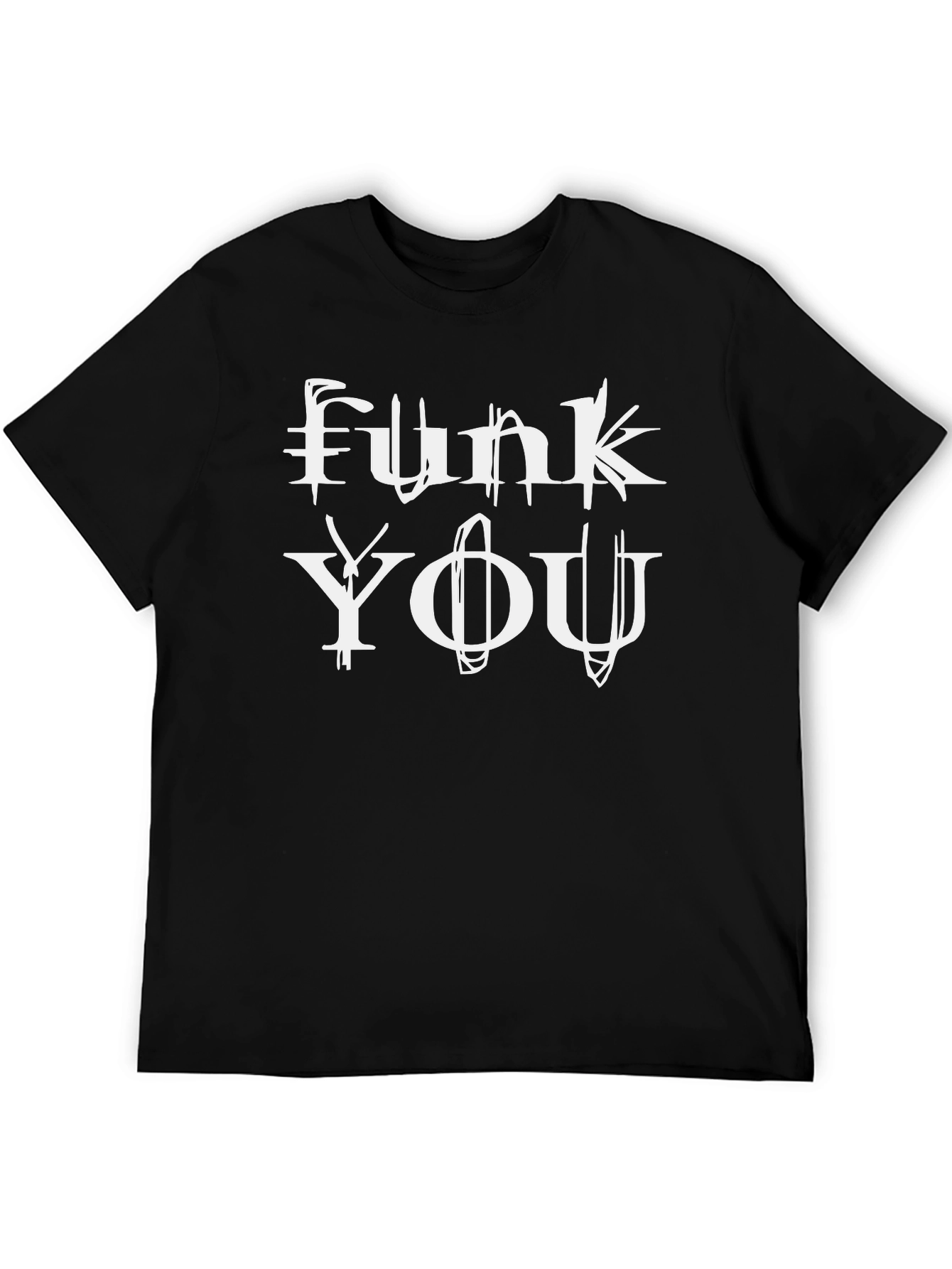 Funk You Graphic Tee - Mens Black Cotton T-Shirt