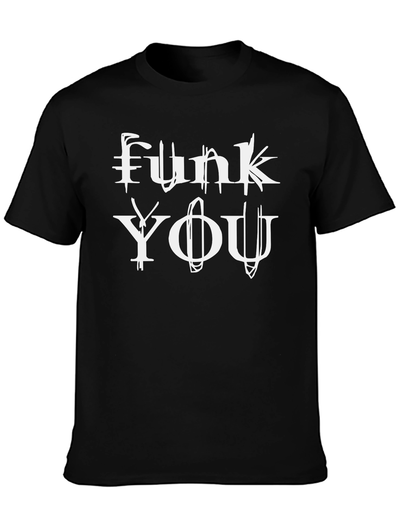 Funk You Graphic Tee - Mens Black Cotton T-Shirt