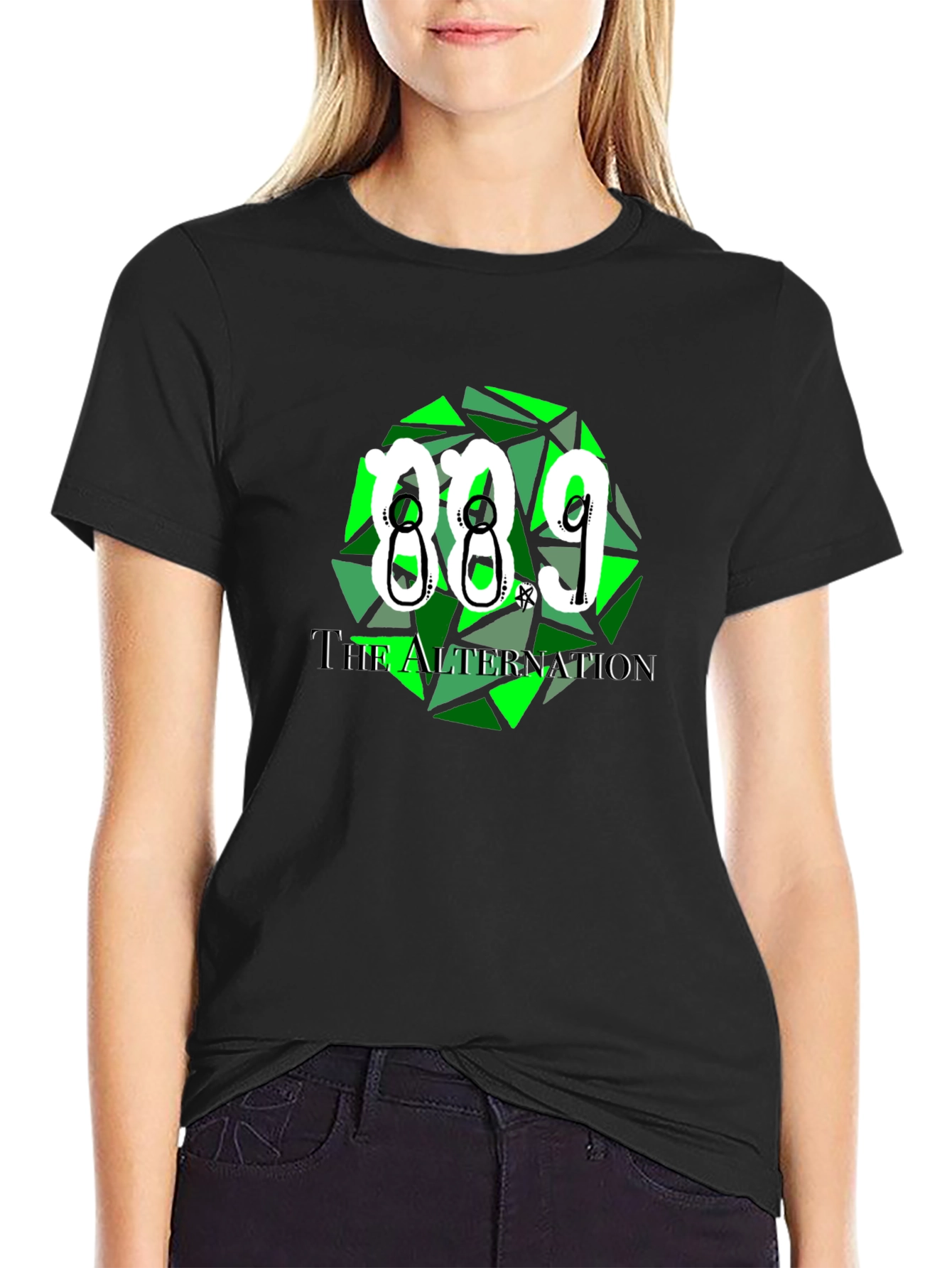 88.9 The Alternation Graphic Tee - Black