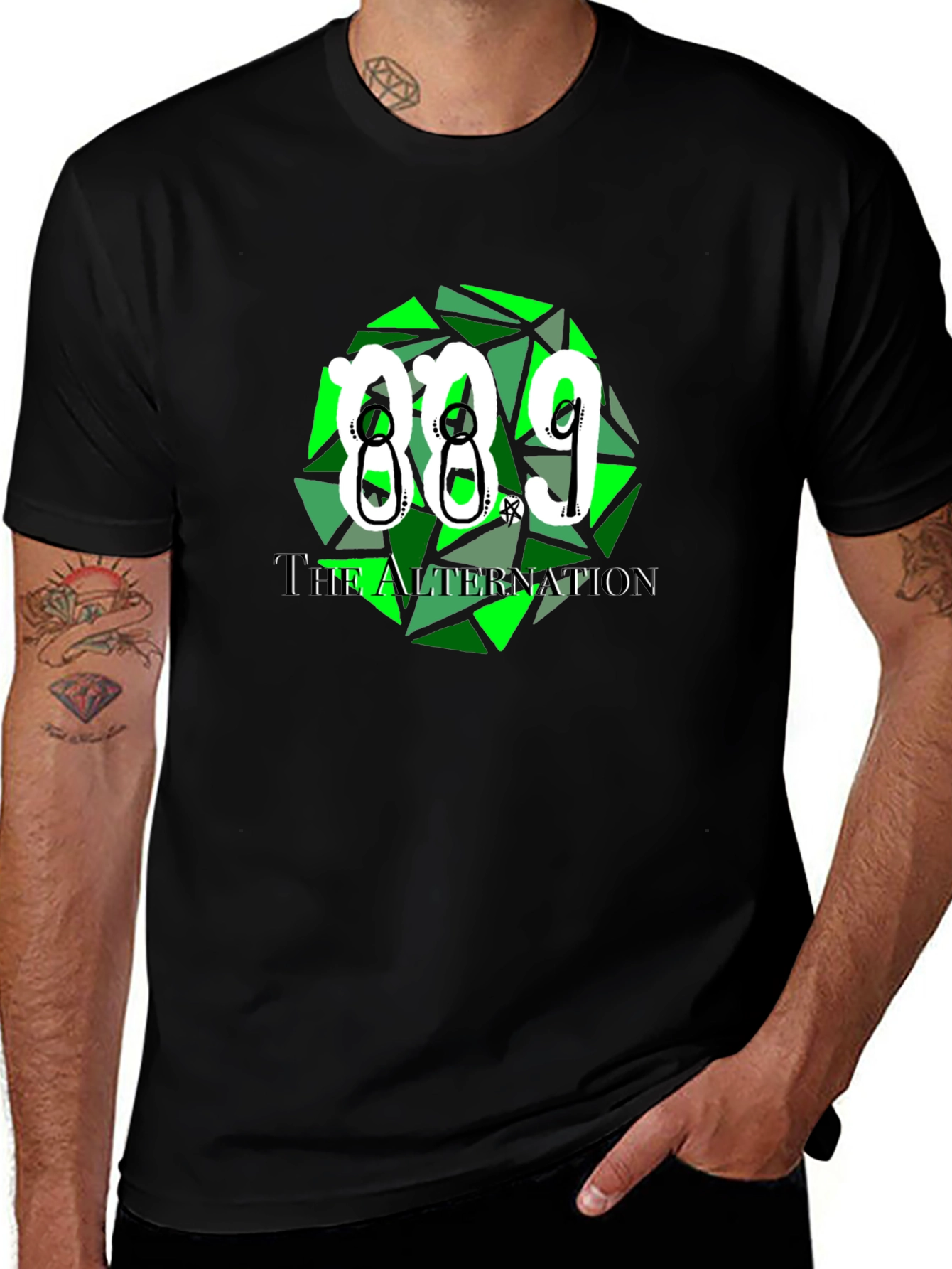 88.9 The Alternation Graphic Tee - Black