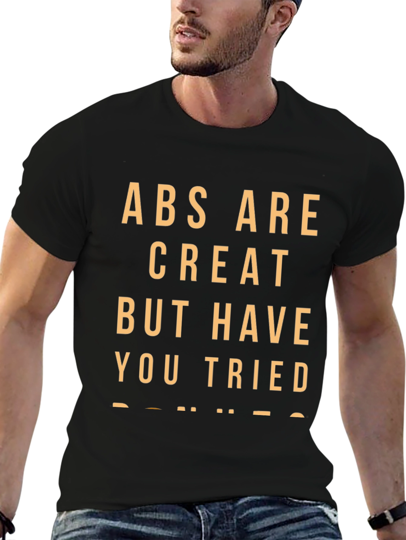Abs are Great T-Shirt Funny Novelty Gym Tee