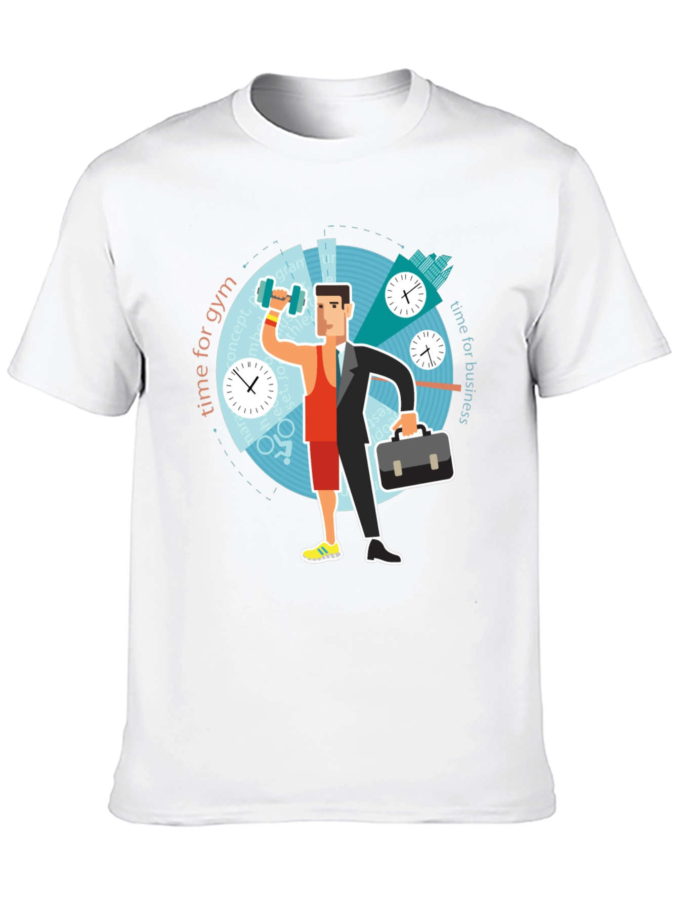 Time Management T-Shirt - Gym & Business Graphic Tee