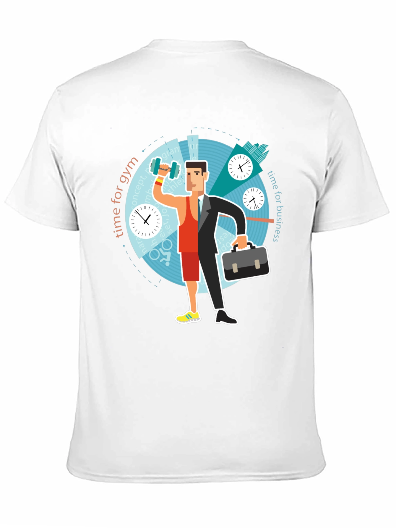 Time Management T-Shirt - Gym & Business Graphic Tee