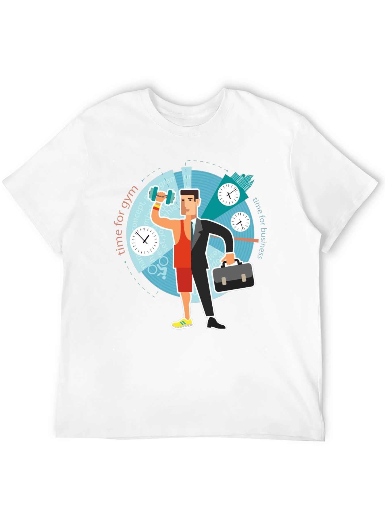 Time Management T-Shirt - Gym & Business Graphic Tee