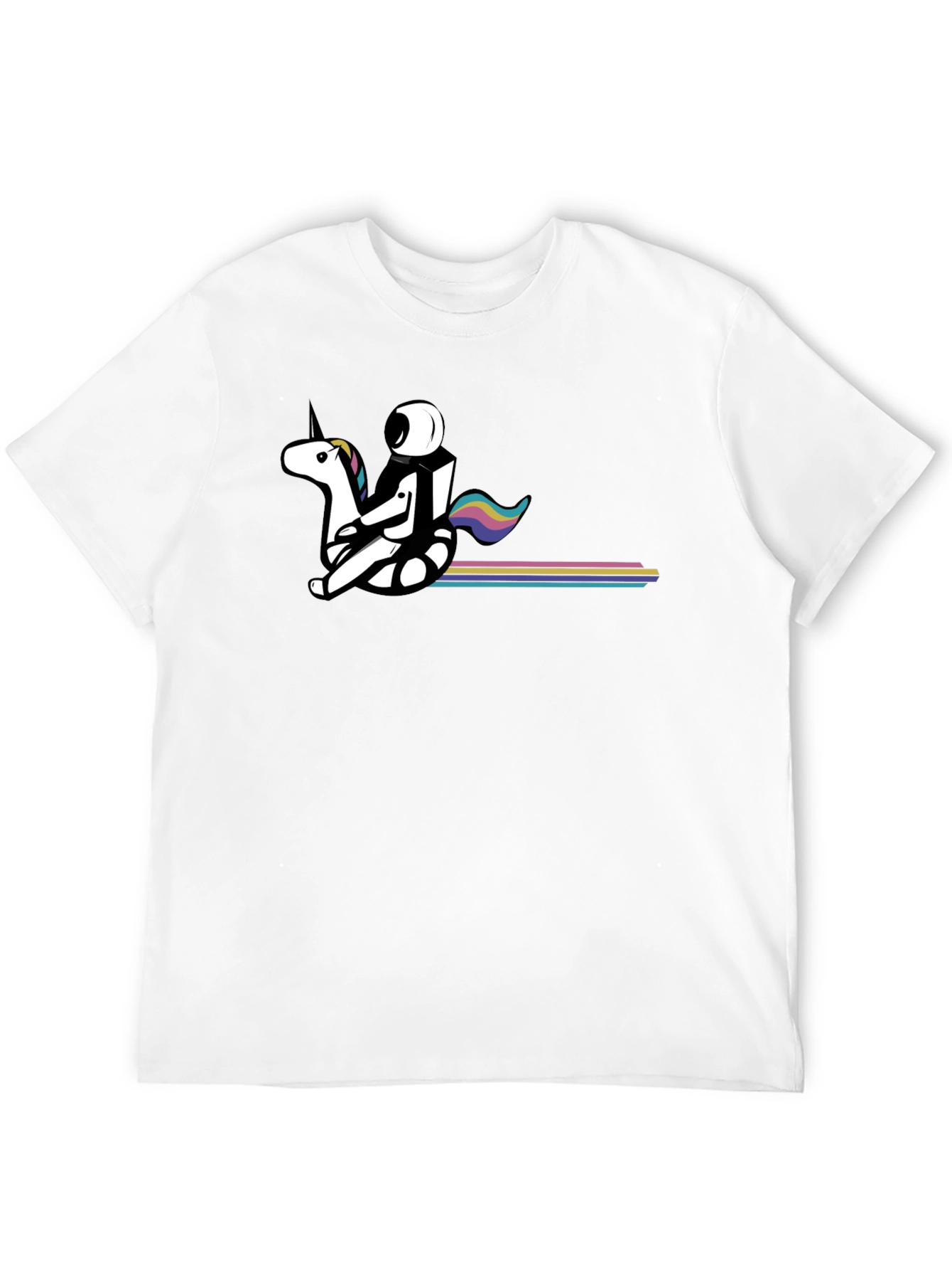 Astronaut Unicorn Ride Graphic Tee