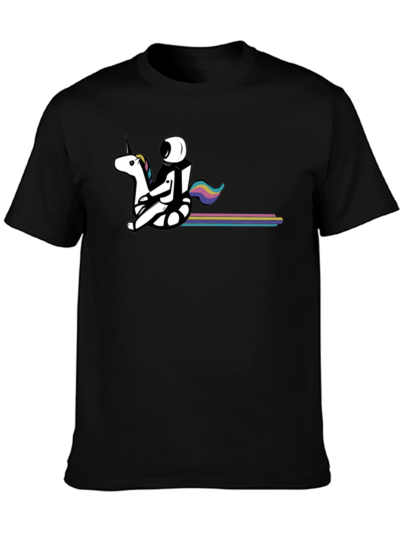 Astronaut Unicorn Ride Graphic Tee