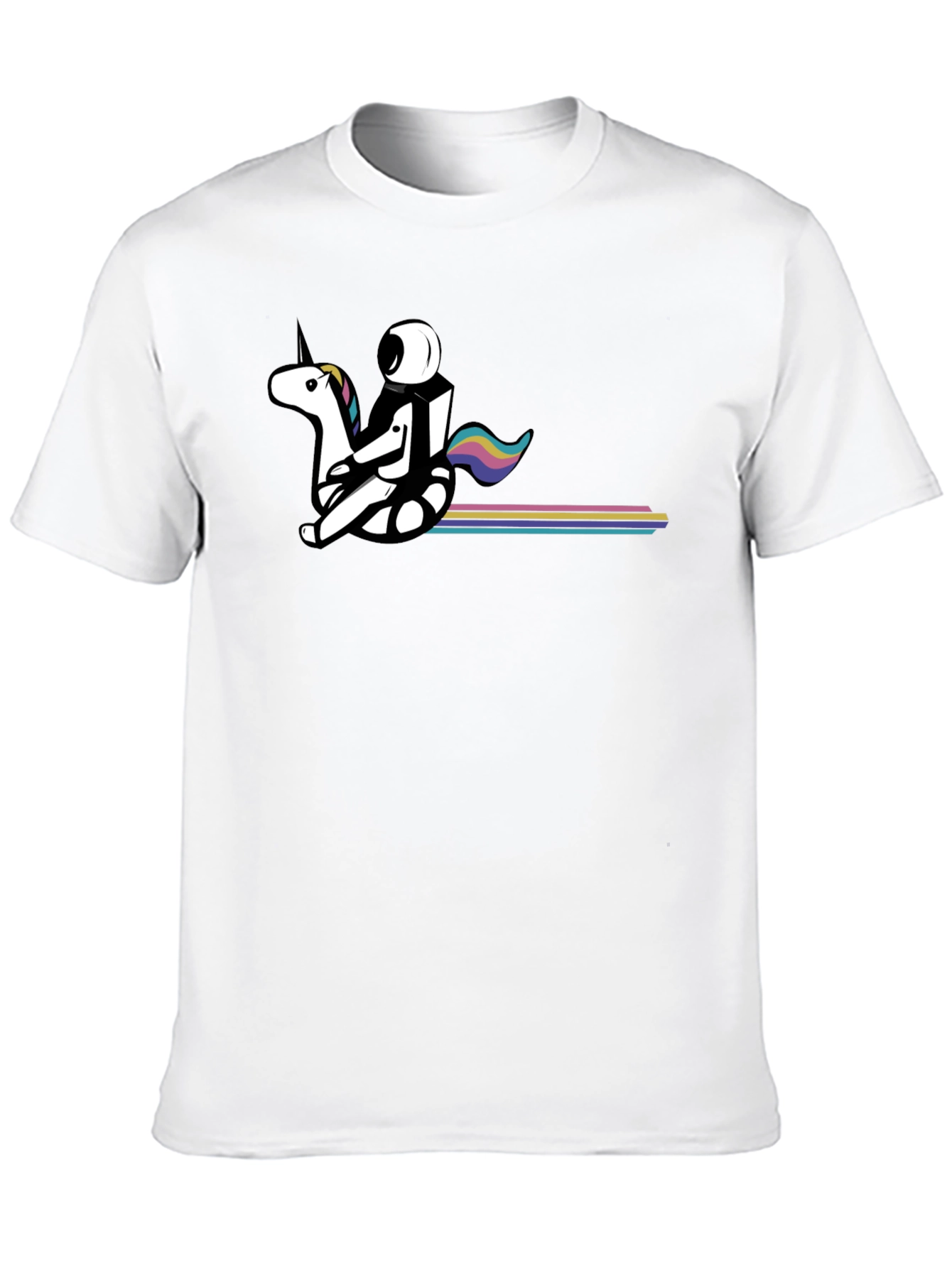 Astronaut Unicorn Ride Graphic Tee