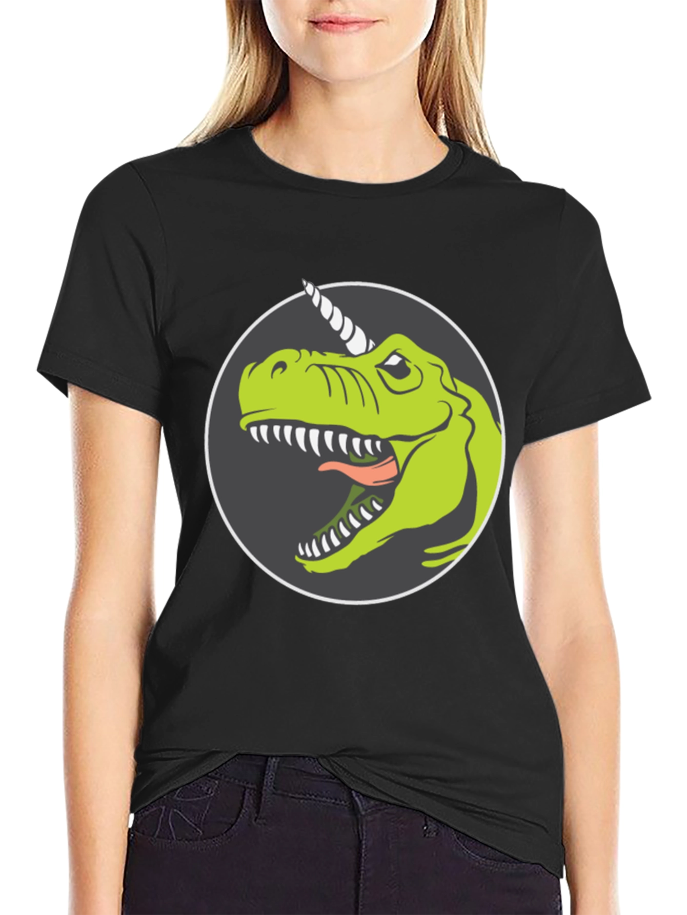 Dino-Unicorn Graphic T-Shirt